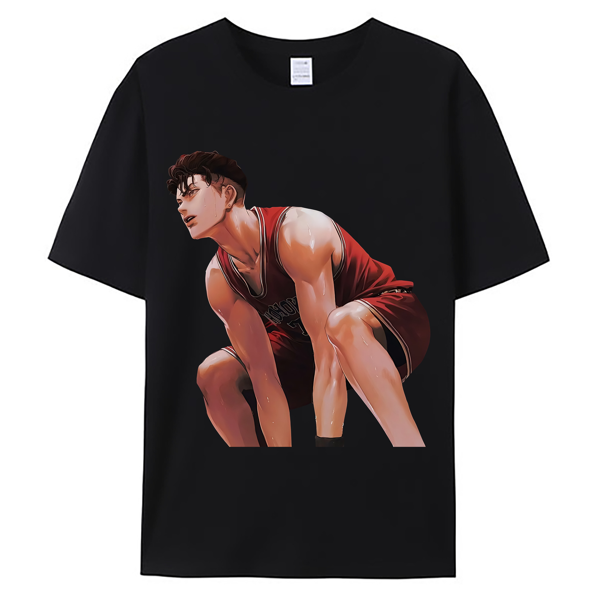 （画像用） SLAM DUNK／スラムダンク 綿100％ メンズ半袖Tシャツ｜肌触りやわらか＆通気性
