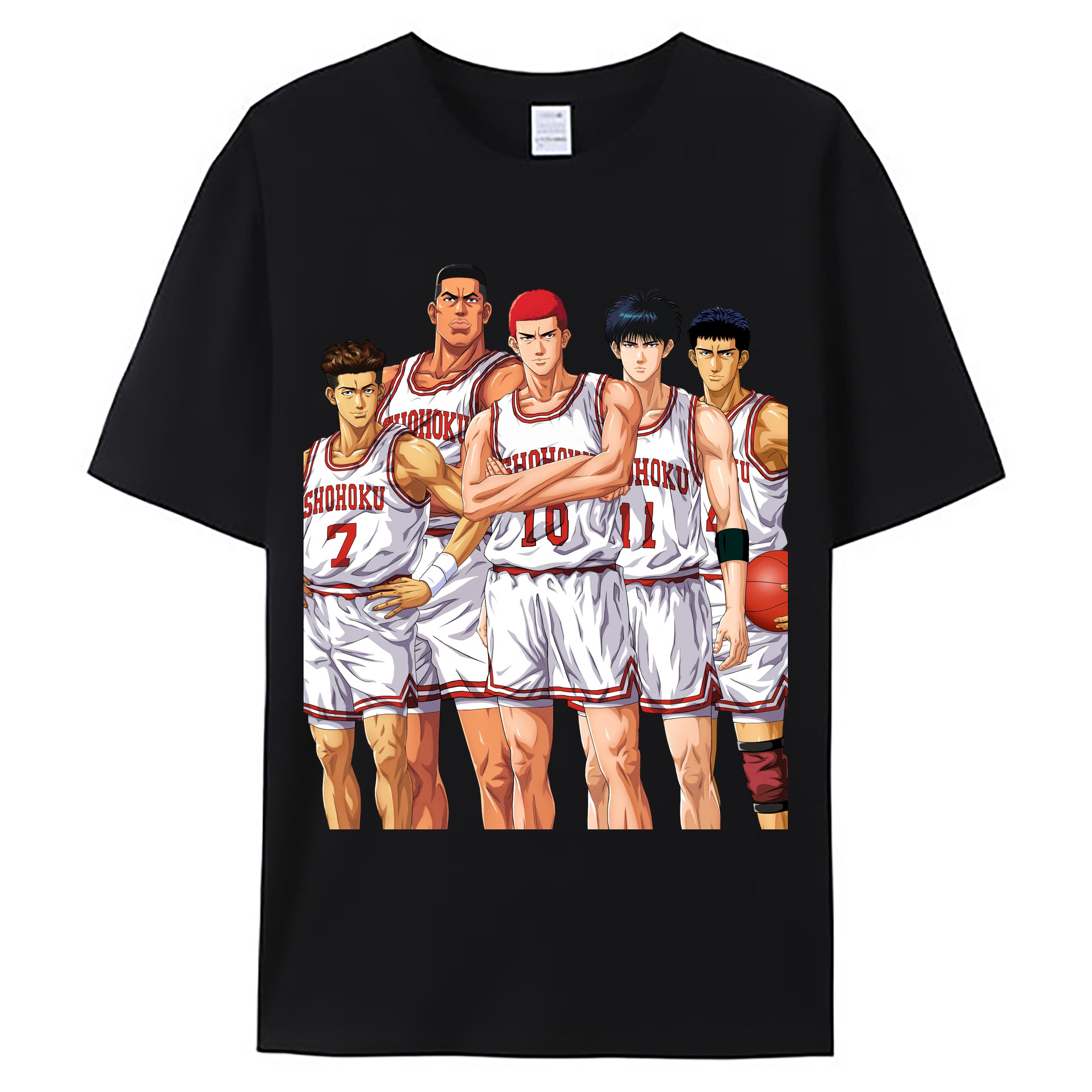 （画像用） SLAM DUNK／スラムダンク 綿100％ メンズ半袖Tシャツ｜肌触りやわらか＆通気性