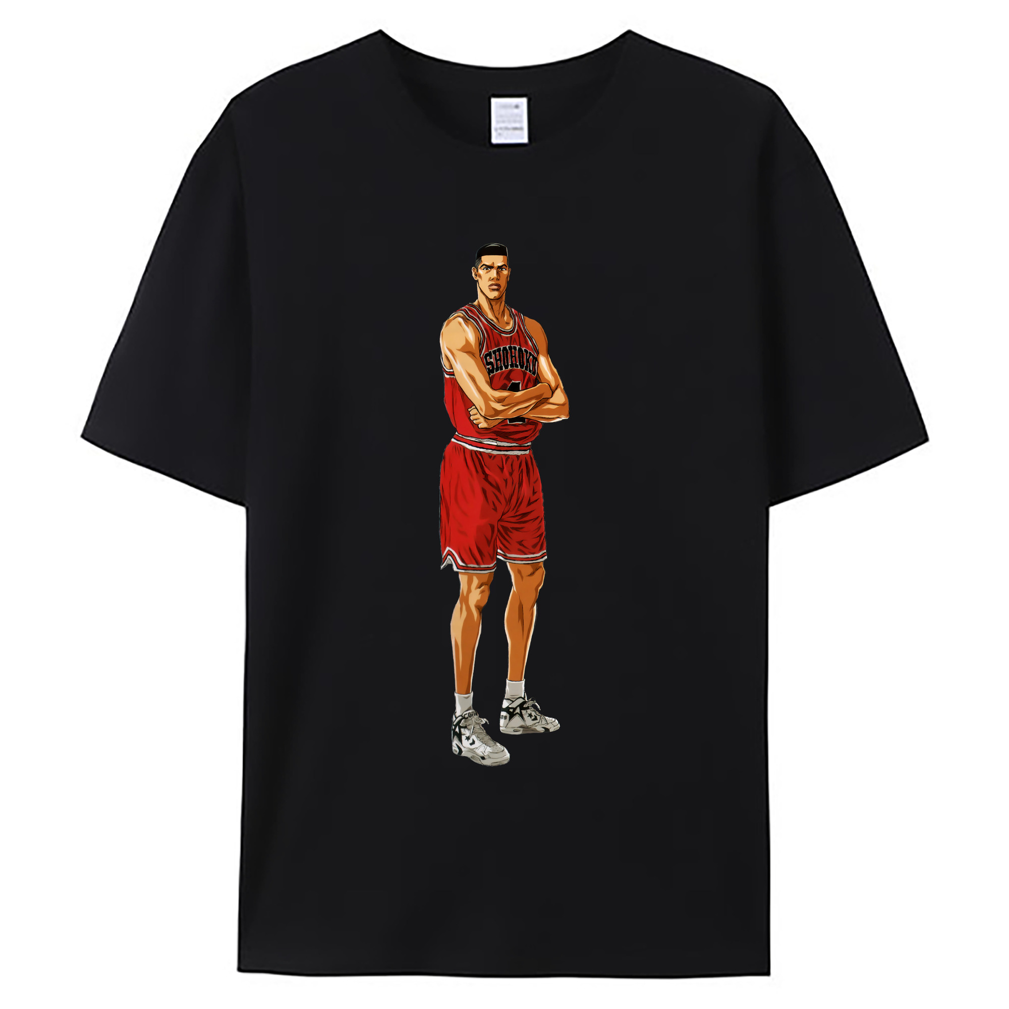（画像用） SLAM DUNK／スラムダンク 綿100％ メンズ半袖Tシャツ｜肌触りやわらか＆通気性