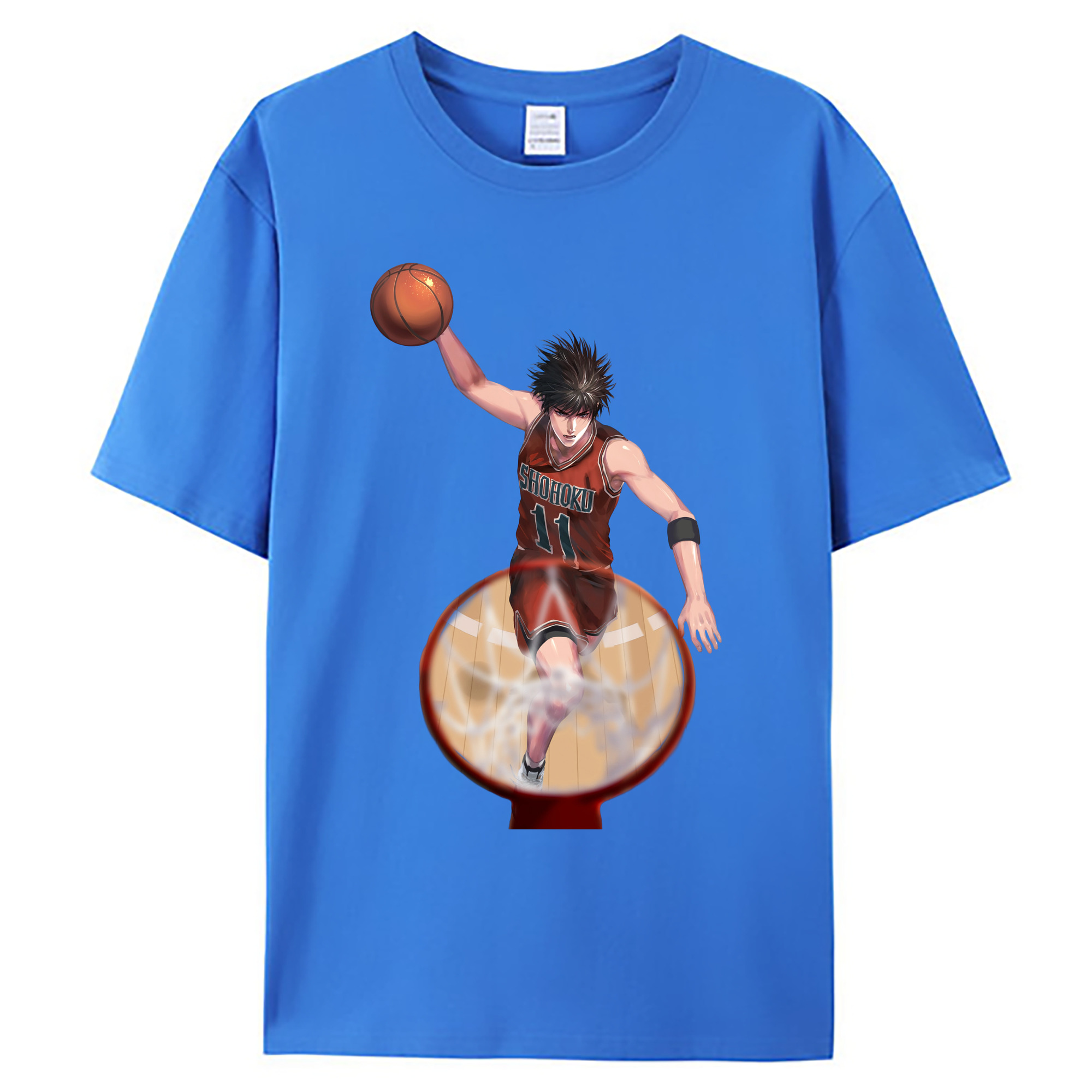 （画像用） SLAM DUNK／スラムダンク 綿100％ メンズ半袖Tシャツ｜肌触りやわらか＆通気性