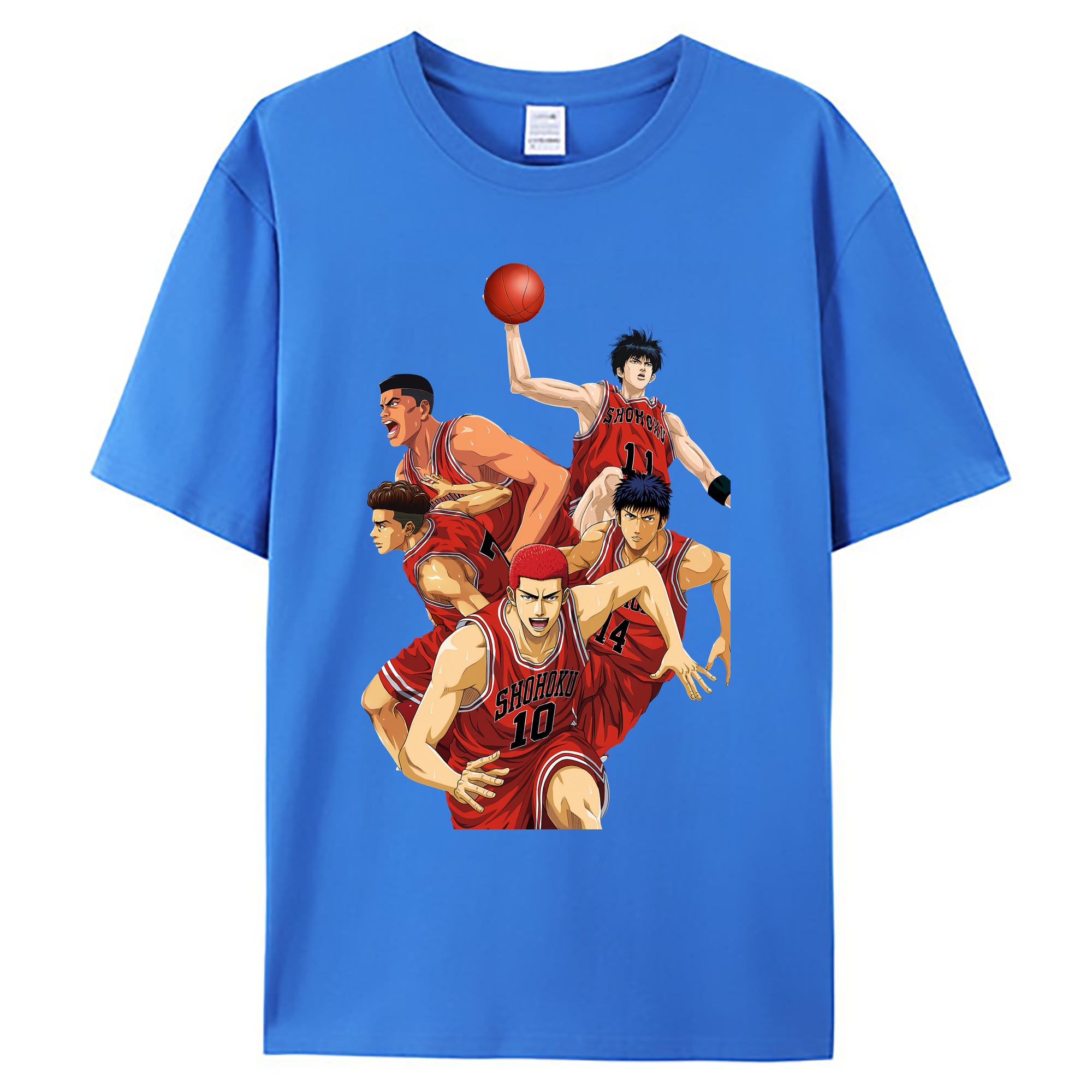 （画像用） SLAM DUNK／スラムダンク 綿100％ メンズ半袖Tシャツ｜肌触りやわらか＆通気性