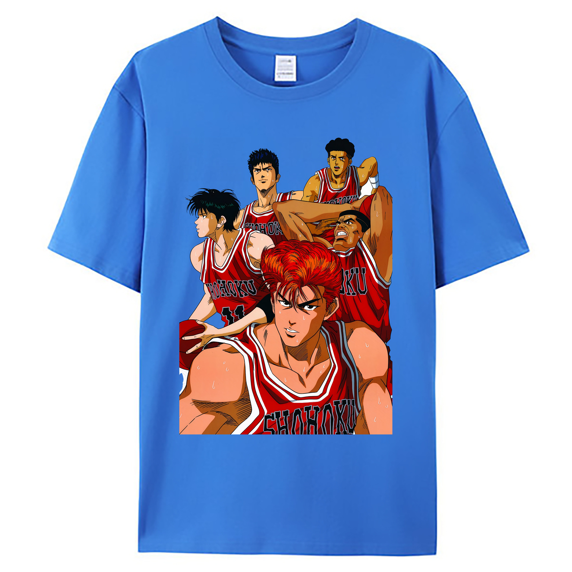 （画像用） SLAM DUNK／スラムダンク 綿100％ メンズ半袖Tシャツ｜肌触りやわらか＆通気性