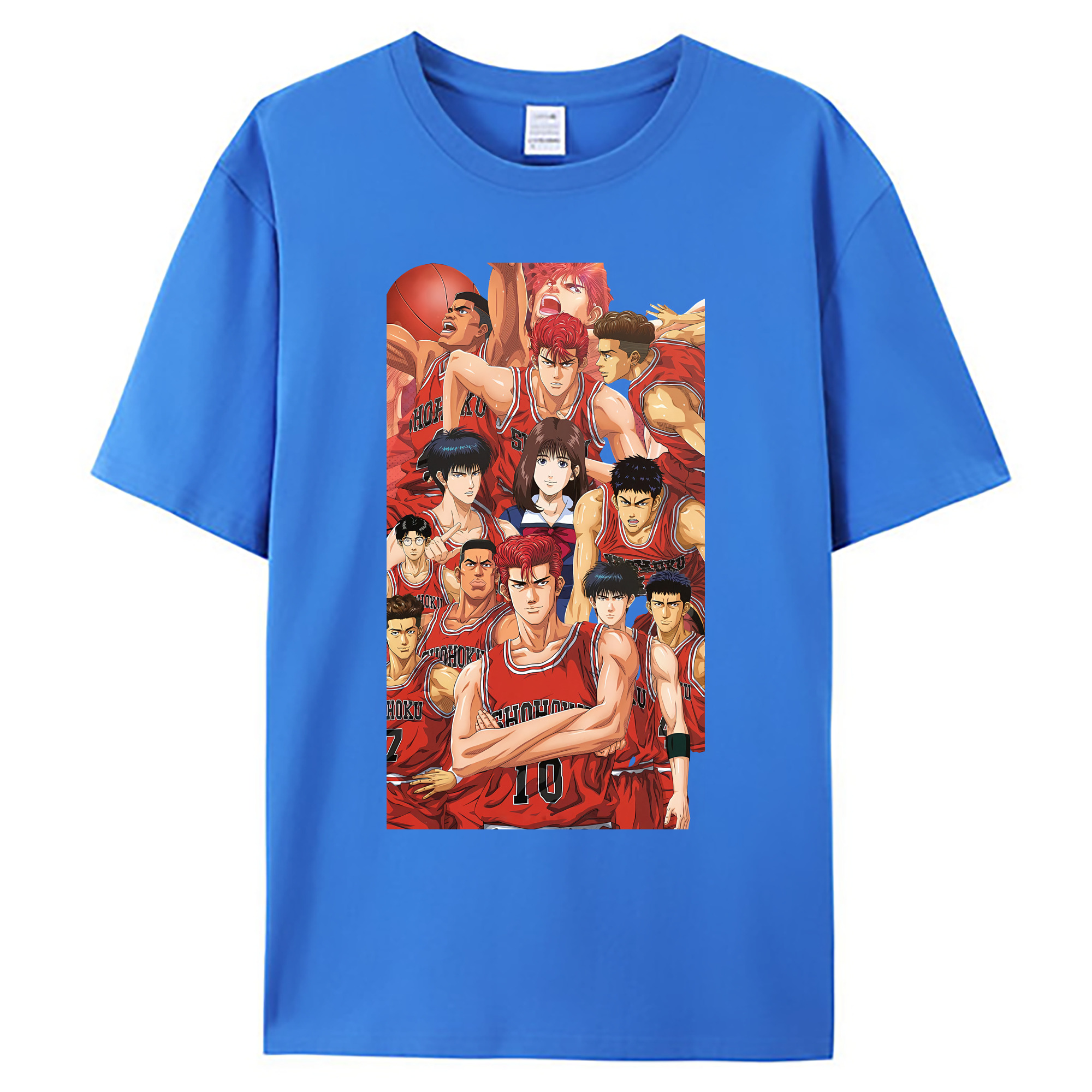 （画像用） SLAM DUNK／スラムダンク 綿100％ メンズ半袖Tシャツ｜肌触りやわらか＆通気性