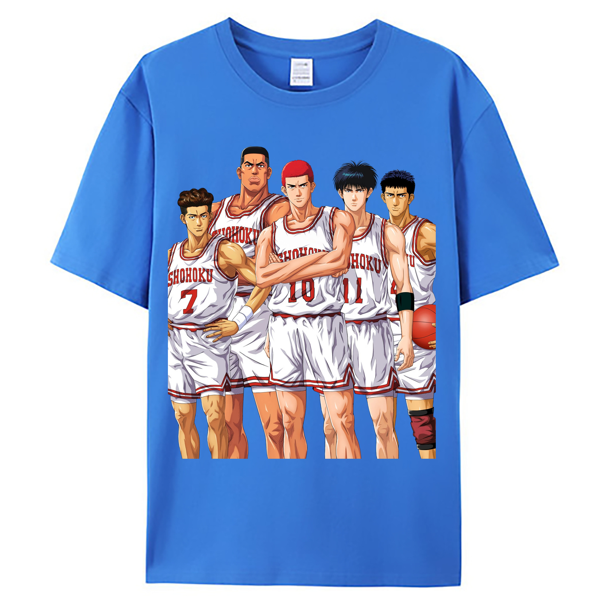 （画像用） SLAM DUNK／スラムダンク 綿100％ メンズ半袖Tシャツ｜肌触りやわらか＆通気性