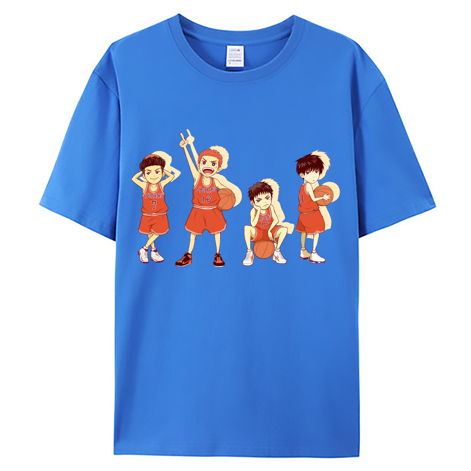 （画像用） SLAM DUNK／スラムダンク 綿100％ メンズ半袖Tシャツ｜肌触りやわらか＆通気性