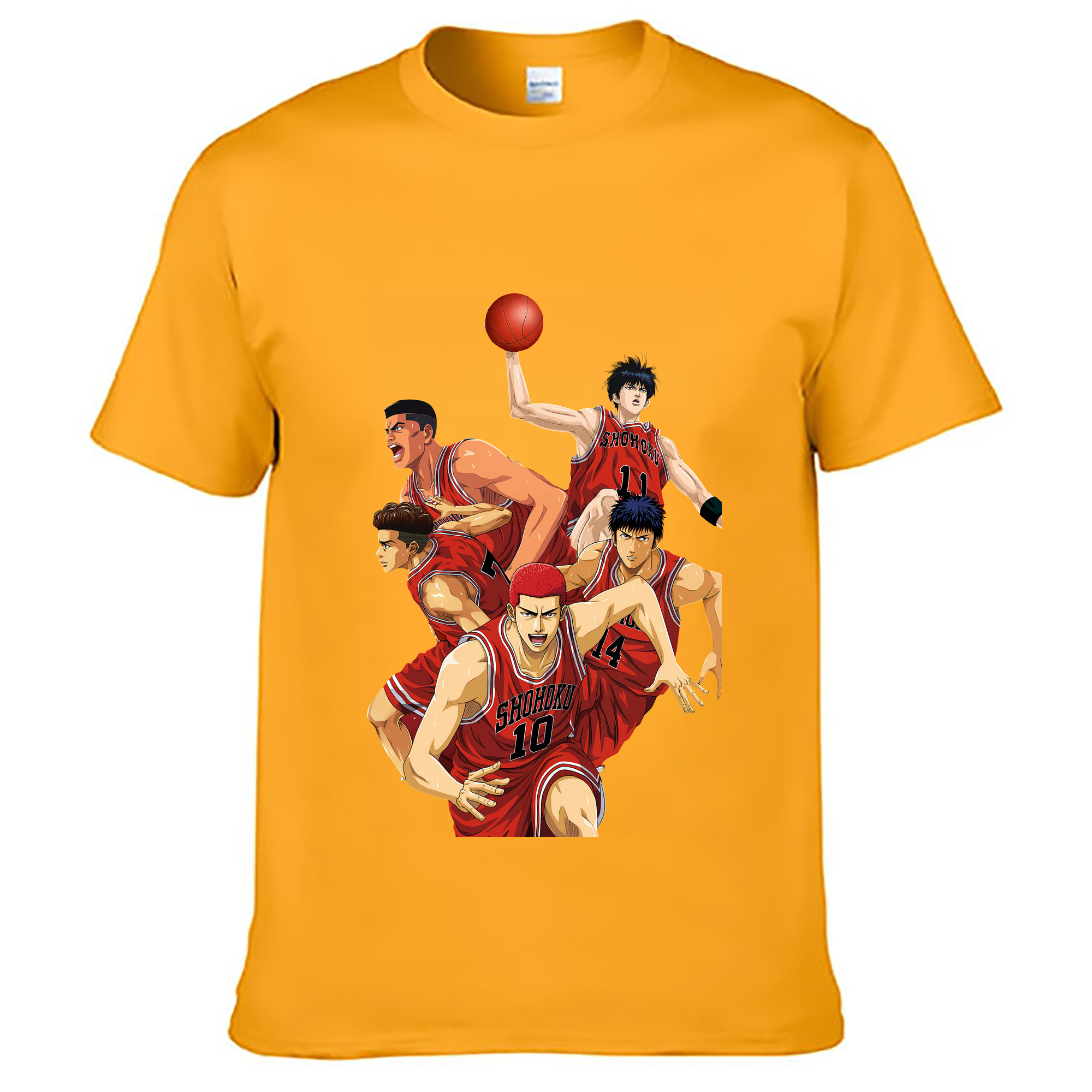 （画像用） SLAM DUNK／スラムダンク 綿100％ メンズ半袖Tシャツ｜肌触りやわらか＆通気性