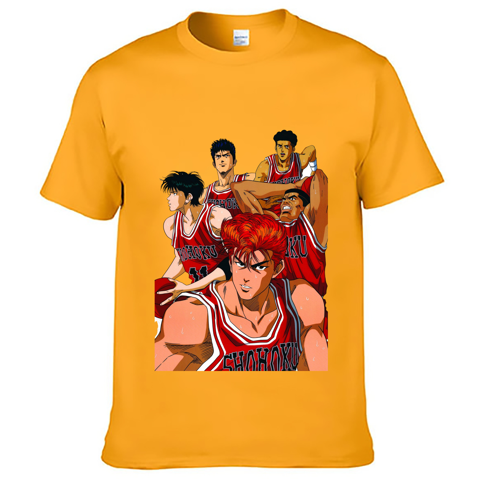 （画像用） SLAM DUNK／スラムダンク 綿100％ メンズ半袖Tシャツ｜肌触りやわらか＆通気性