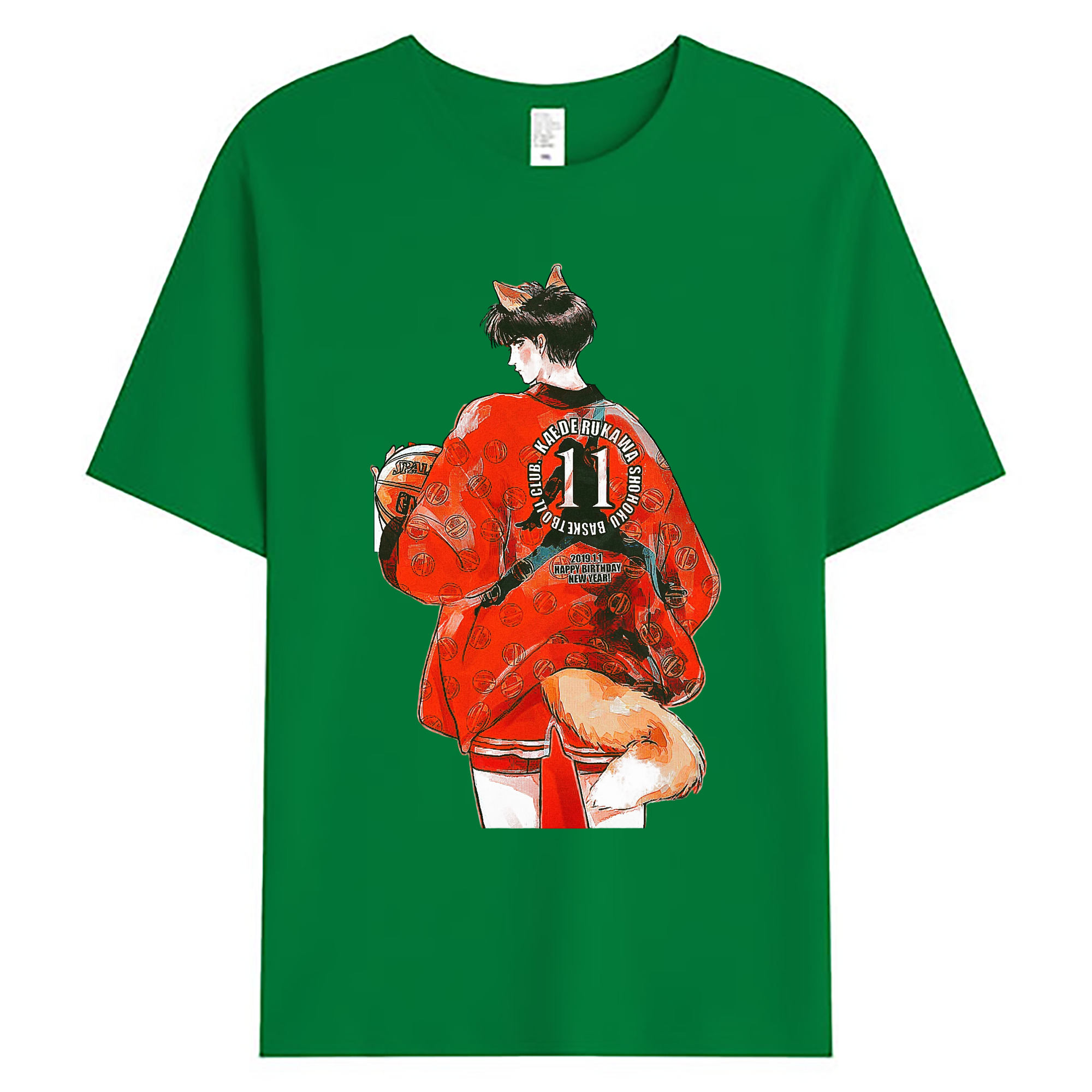（画像用） SLAM DUNK／スラムダンク 綿100％ メンズ半袖Tシャツ｜肌触りやわらか＆通気性