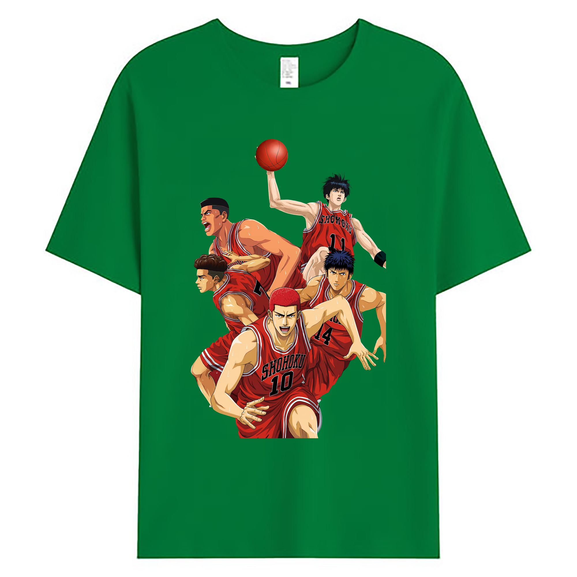 （画像用） SLAM DUNK／スラムダンク 綿100％ メンズ半袖Tシャツ｜肌触りやわらか＆通気性