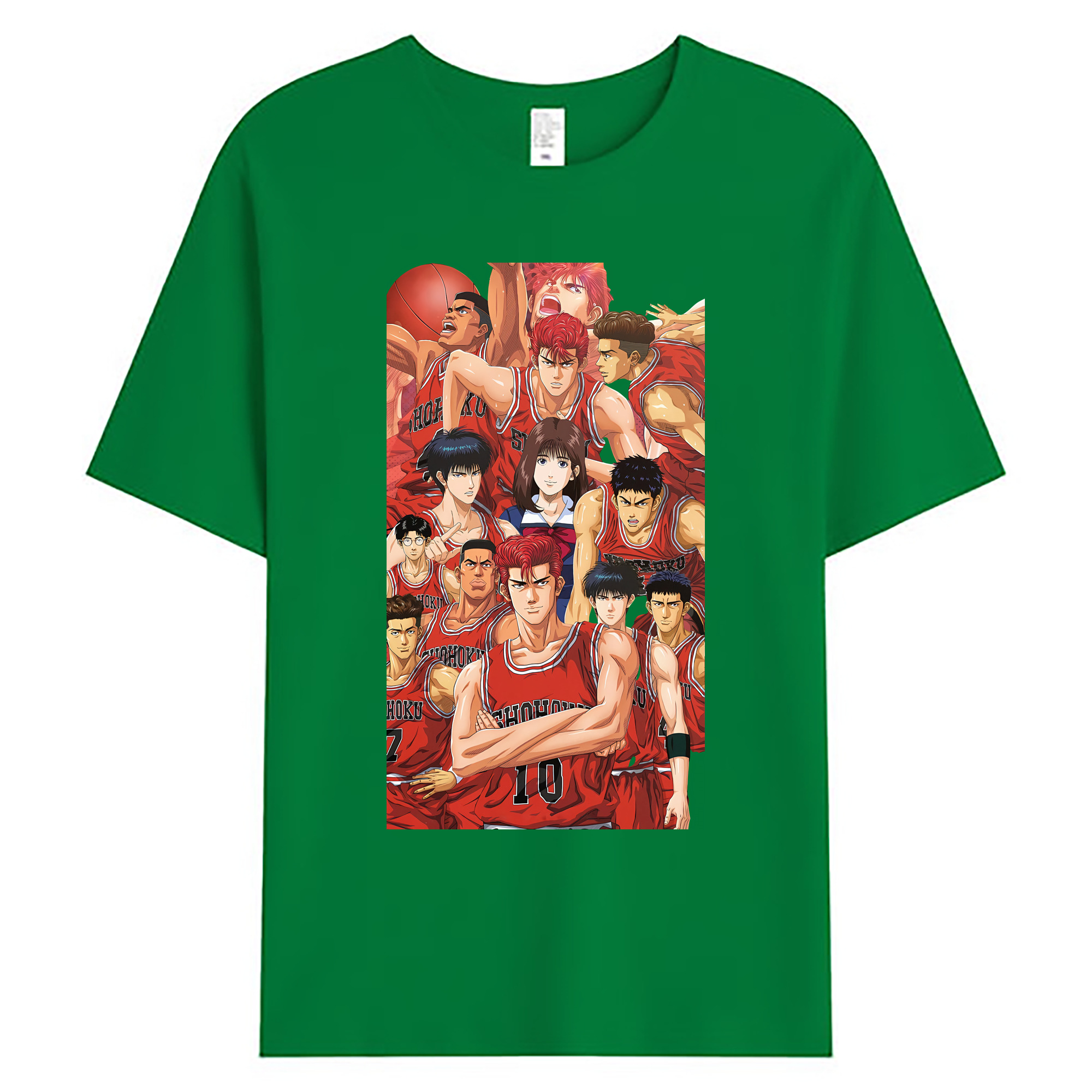 （画像用） SLAM DUNK／スラムダンク 綿100％ メンズ半袖Tシャツ｜肌触りやわらか＆通気性