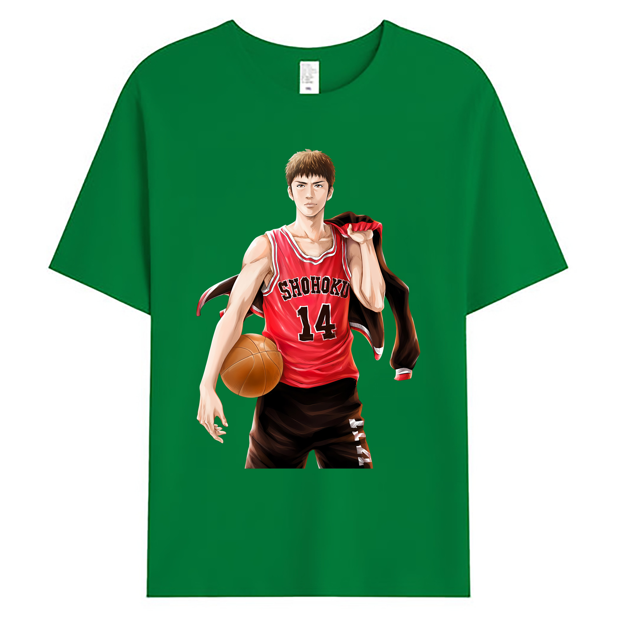（画像用） SLAM DUNK／スラムダンク 綿100％ メンズ半袖Tシャツ｜肌触りやわらか＆通気性