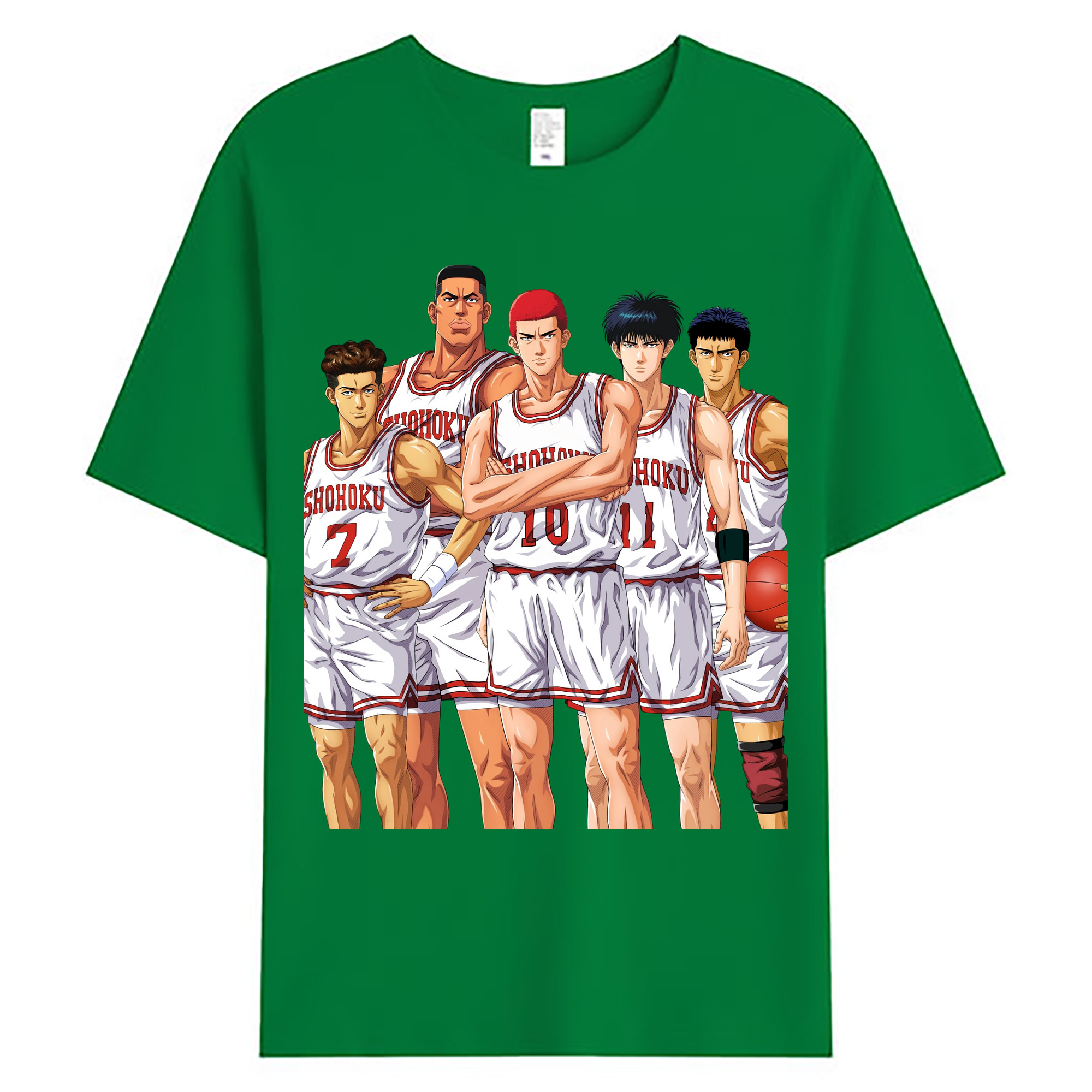 （画像用） SLAM DUNK／スラムダンク 綿100％ メンズ半袖Tシャツ｜肌触りやわらか＆通気性