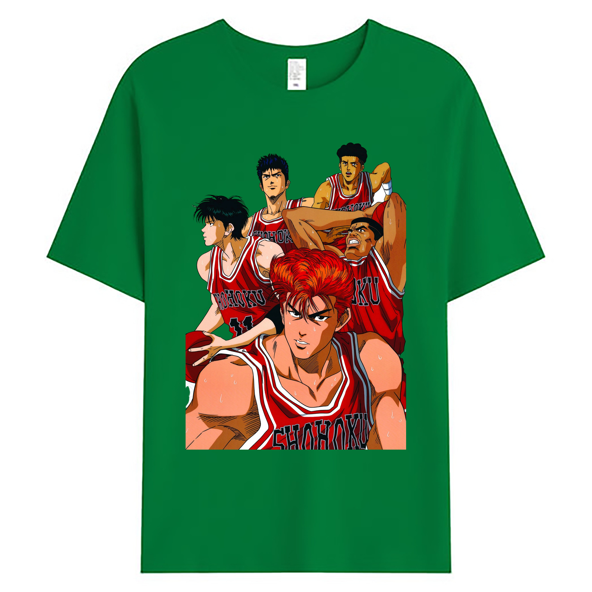 （画像用） SLAM DUNK／スラムダンク 綿100％ メンズ半袖Tシャツ｜肌触りやわらか＆通気性