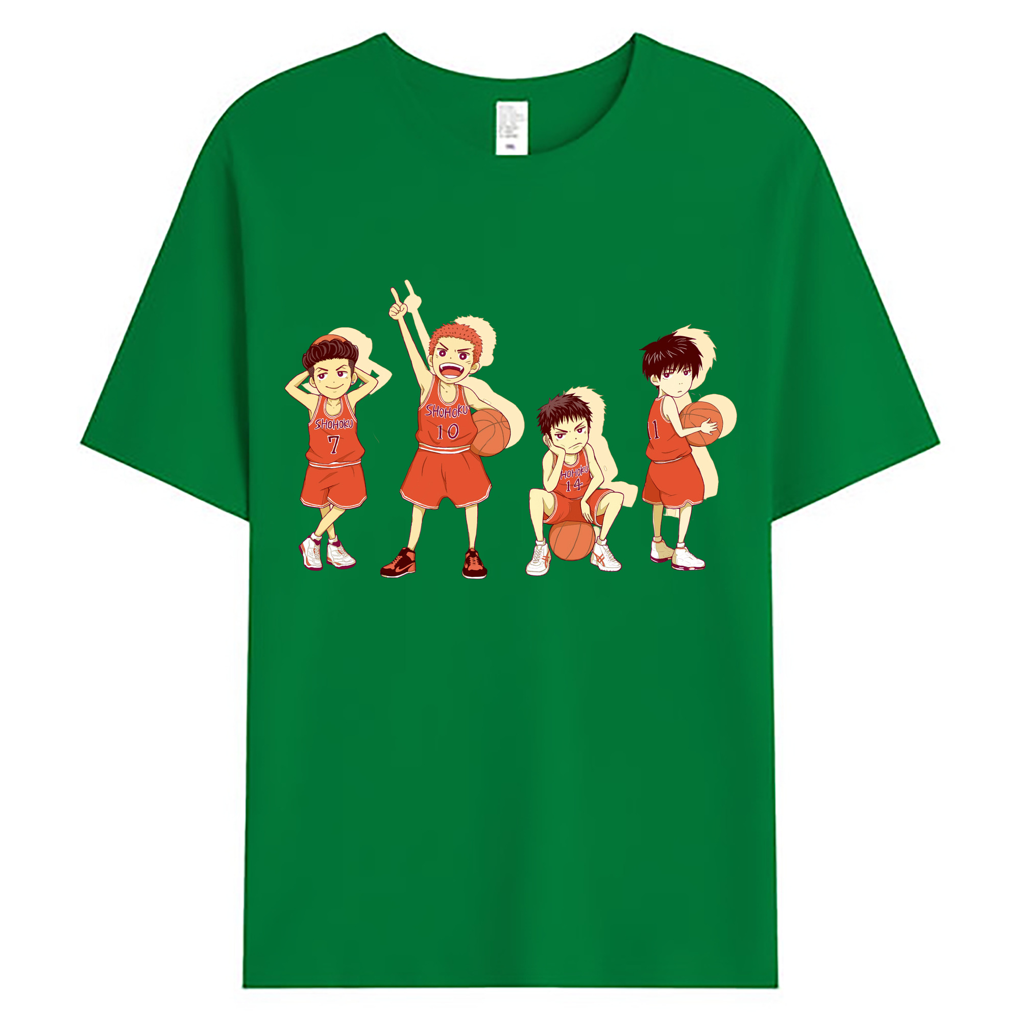 （画像用） SLAM DUNK／スラムダンク 綿100％ メンズ半袖Tシャツ｜肌触りやわらか＆通気性