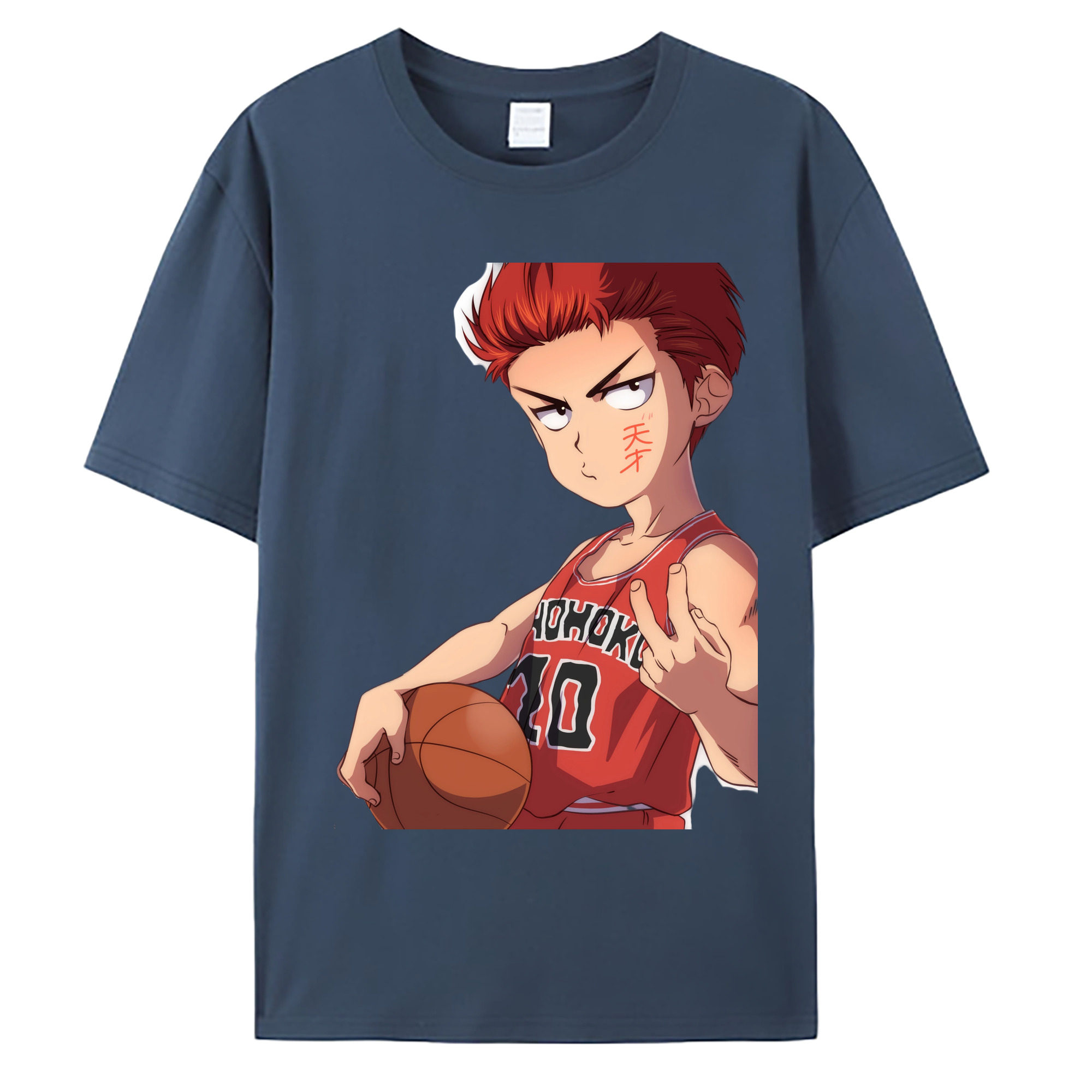 （画像用） SLAM DUNK／スラムダンク 綿100％ メンズ半袖Tシャツ｜肌触りやわらか＆通気性