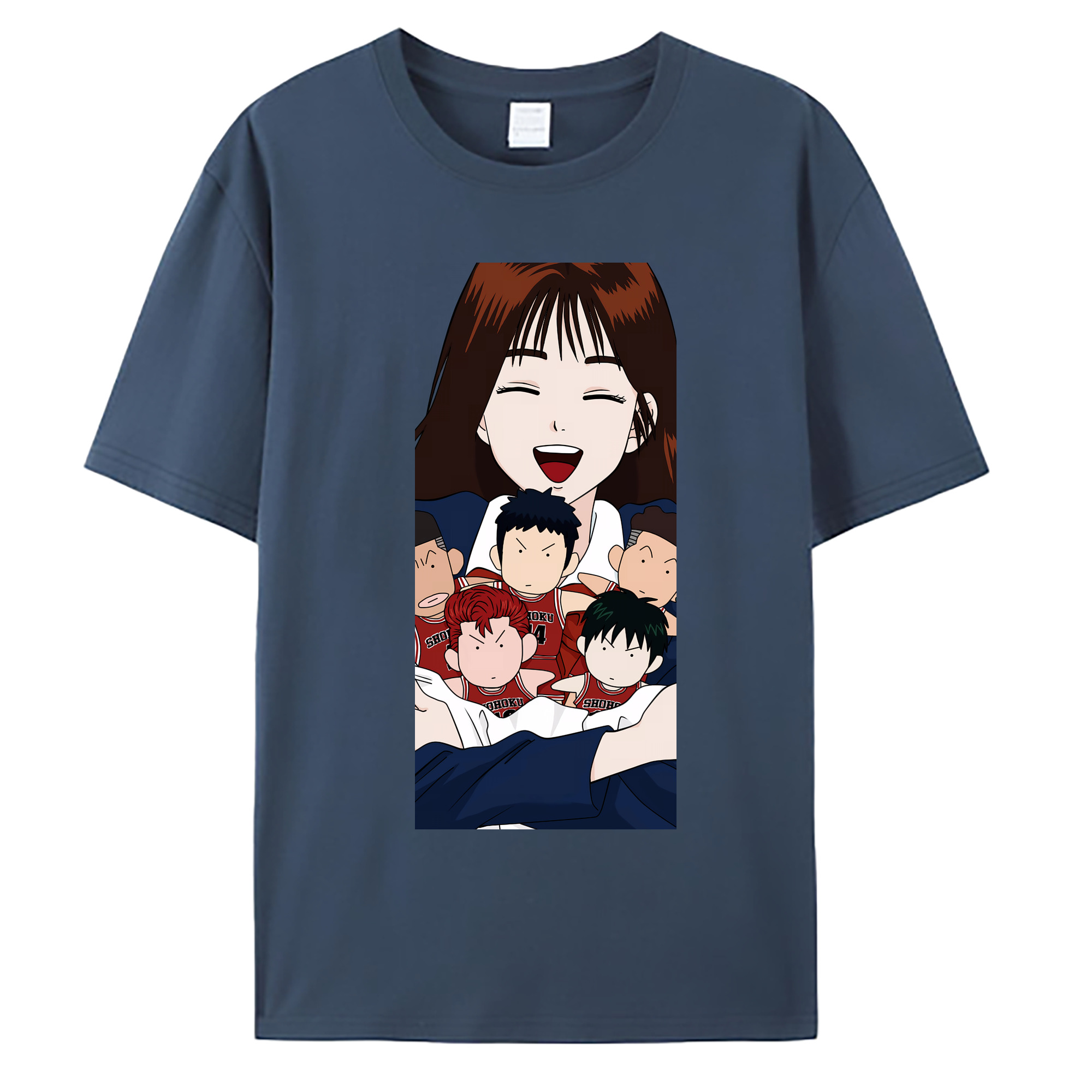 （画像用） SLAM DUNK／スラムダンク 綿100％ メンズ半袖Tシャツ｜肌触りやわらか＆通気性