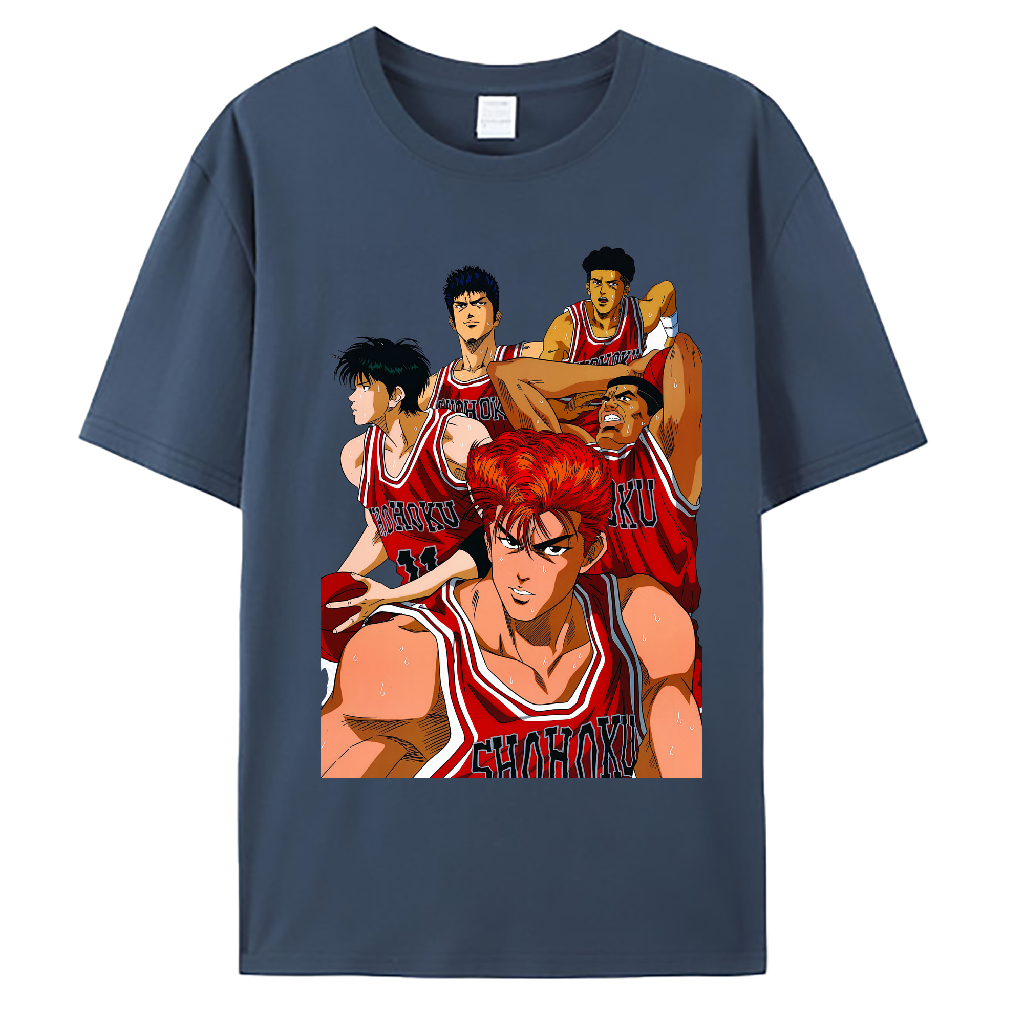 （画像用） SLAM DUNK／スラムダンク 綿100％ メンズ半袖Tシャツ｜肌触りやわらか＆通気性