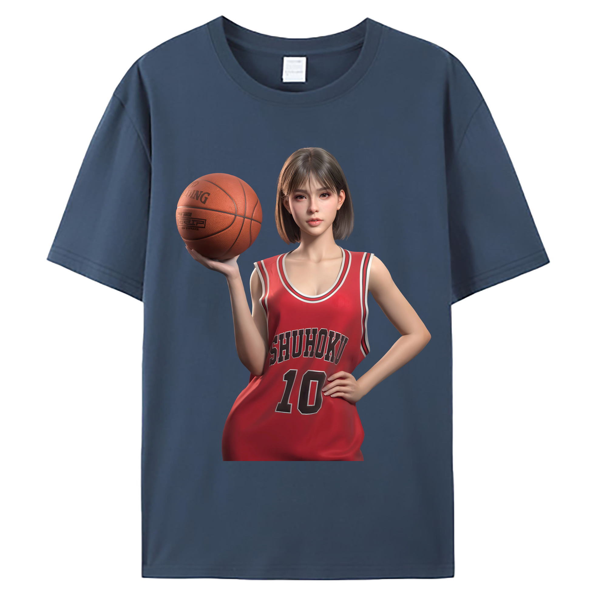 （画像用） SLAM DUNK／スラムダンク 綿100％ メンズ半袖Tシャツ｜肌触りやわらか＆通気性