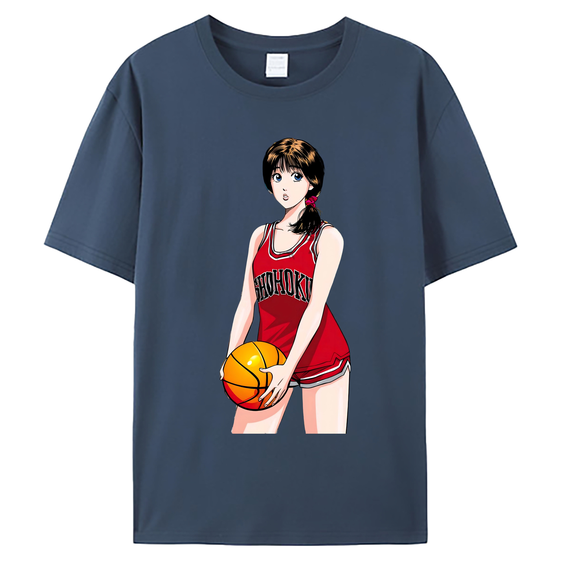 （画像用） SLAM DUNK／スラムダンク 綿100％ メンズ半袖Tシャツ｜肌触りやわらか＆通気性