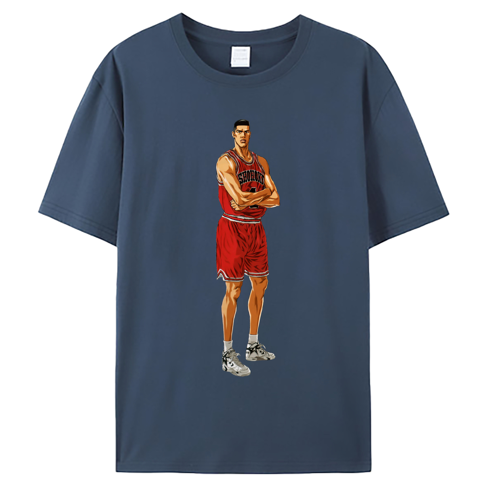 （画像用） SLAM DUNK／スラムダンク 綿100％ メンズ半袖Tシャツ｜肌触りやわらか＆通気性