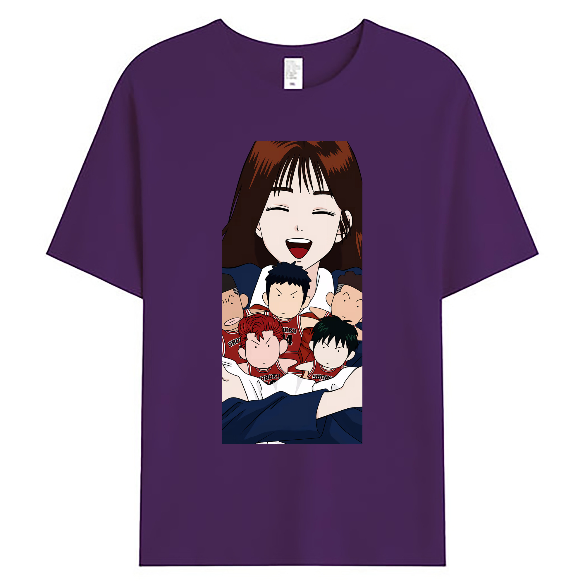 （画像用） SLAM DUNK／スラムダンク 綿100％ メンズ半袖Tシャツ｜肌触りやわらか＆通気性