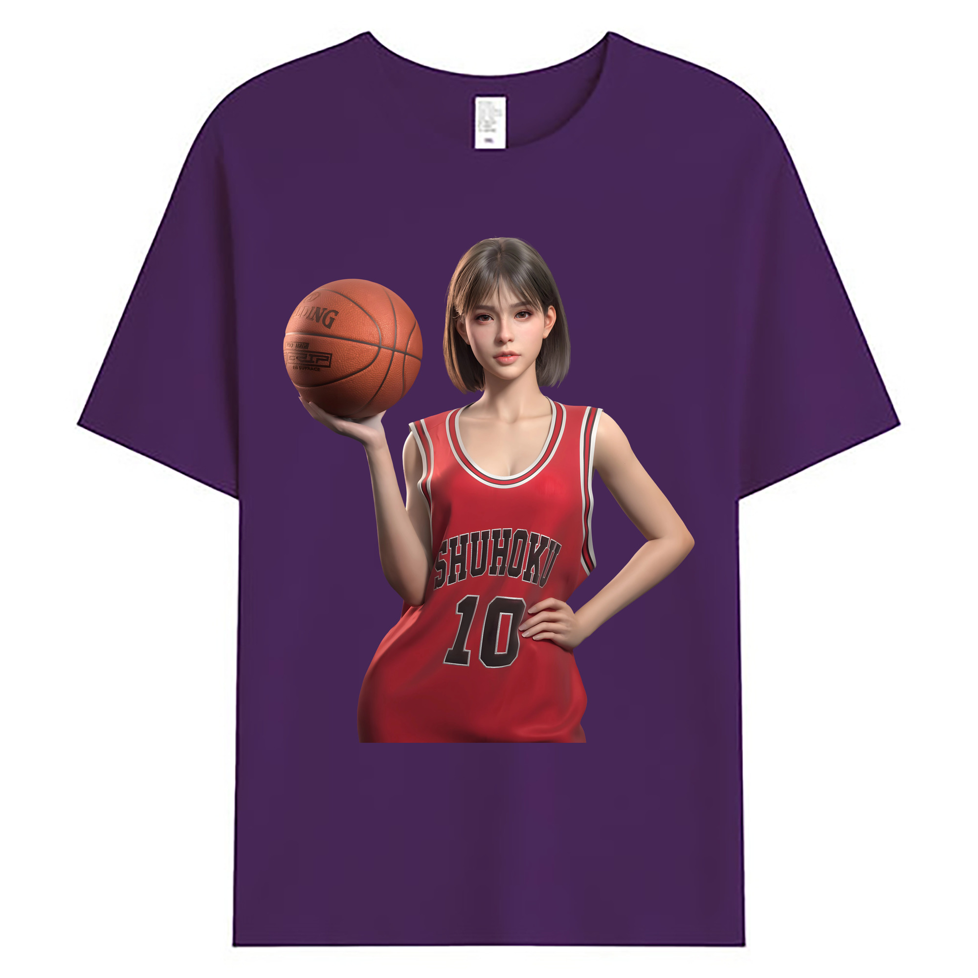 （画像用） SLAM DUNK／スラムダンク 綿100％ メンズ半袖Tシャツ｜肌触りやわらか＆通気性