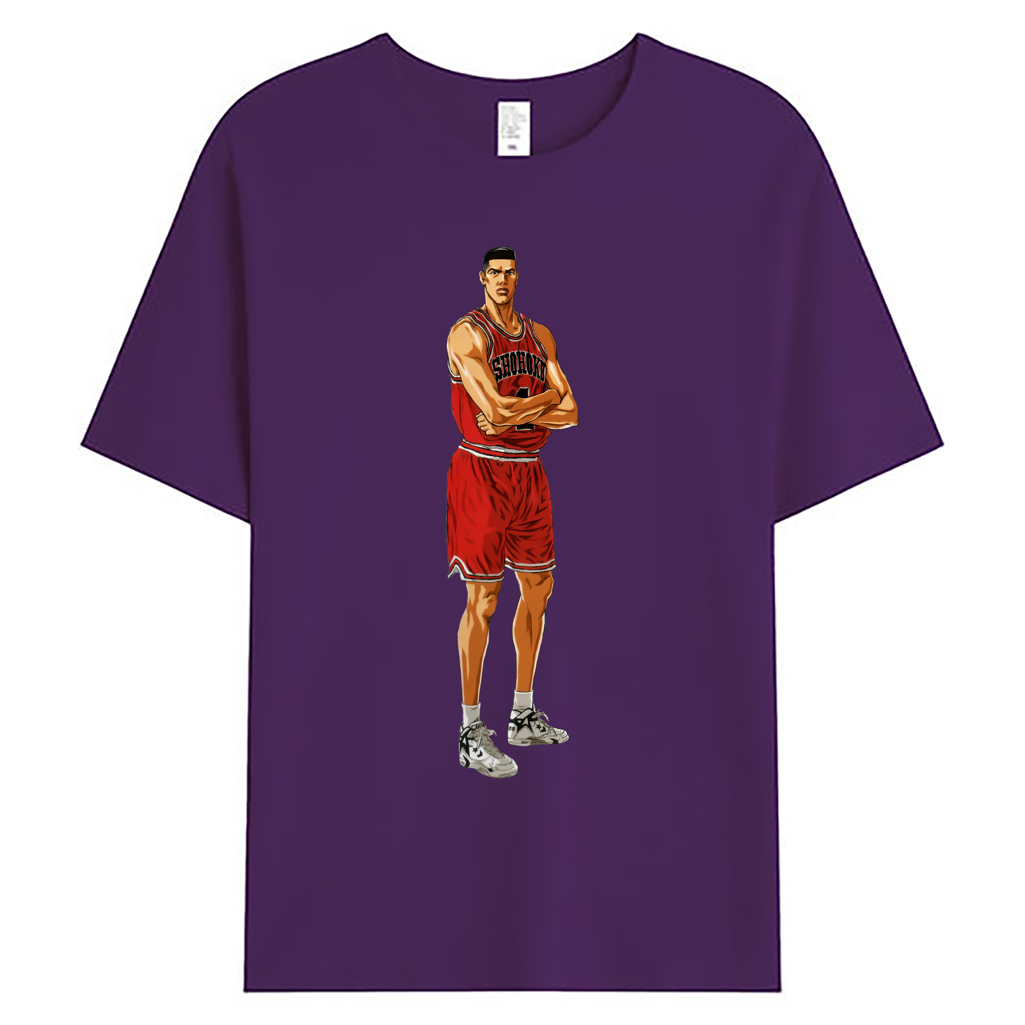 （画像用） SLAM DUNK／スラムダンク 綿100％ メンズ半袖Tシャツ｜肌触りやわらか＆通気性