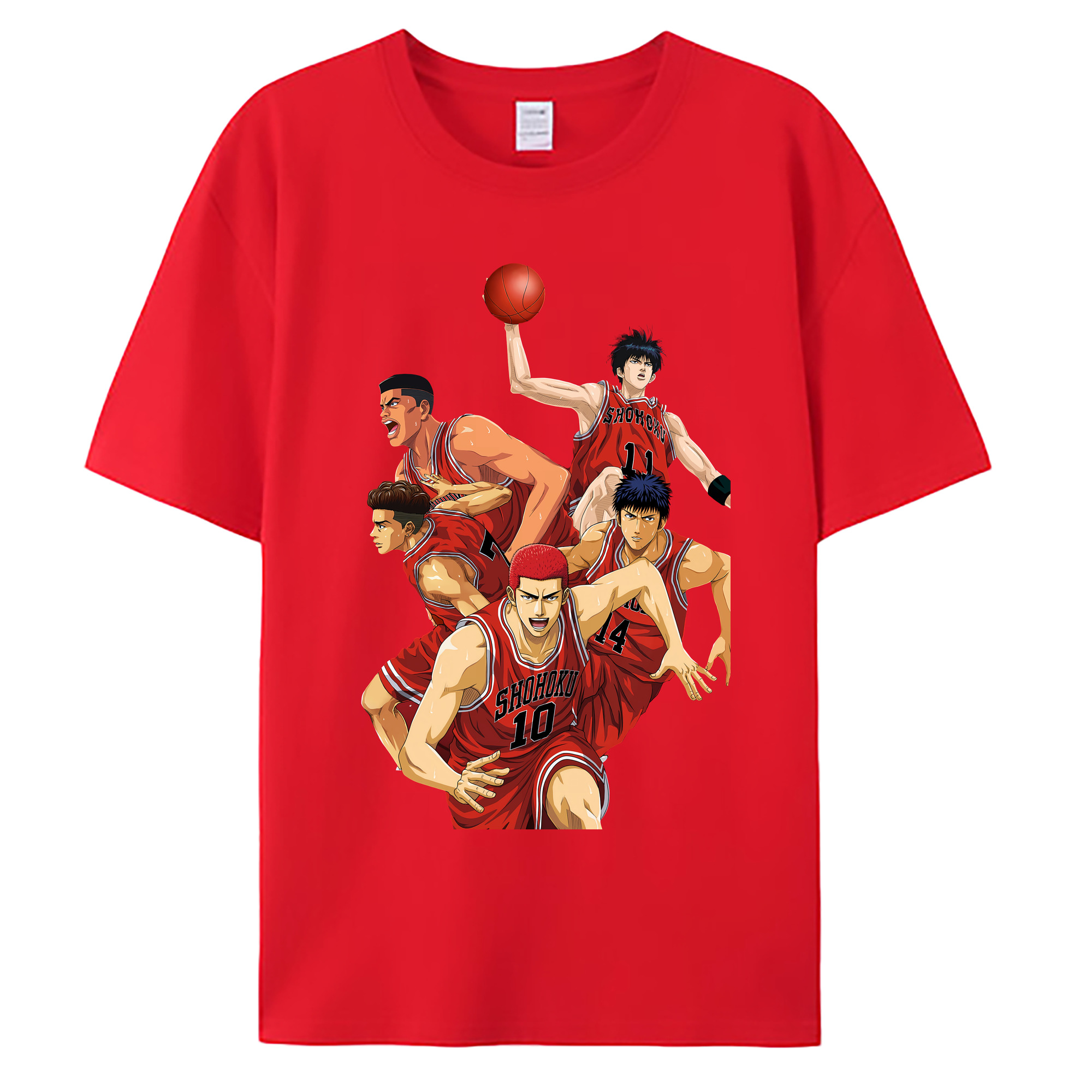 （画像用） SLAM DUNK／スラムダンク 綿100％ メンズ半袖Tシャツ｜肌触りやわらか＆通気性