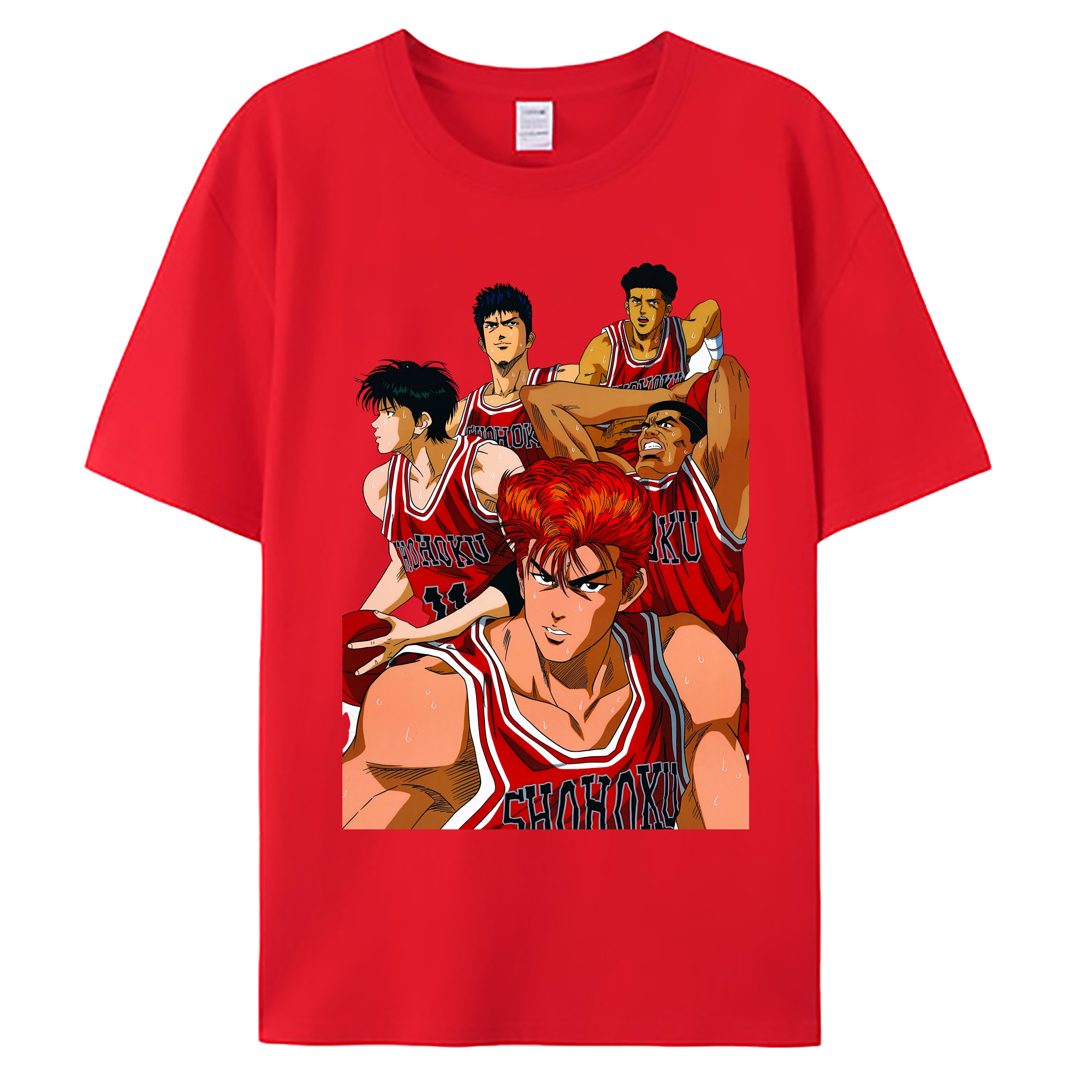（画像用） SLAM DUNK／スラムダンク 綿100％ メンズ半袖Tシャツ｜肌触りやわらか＆通気性