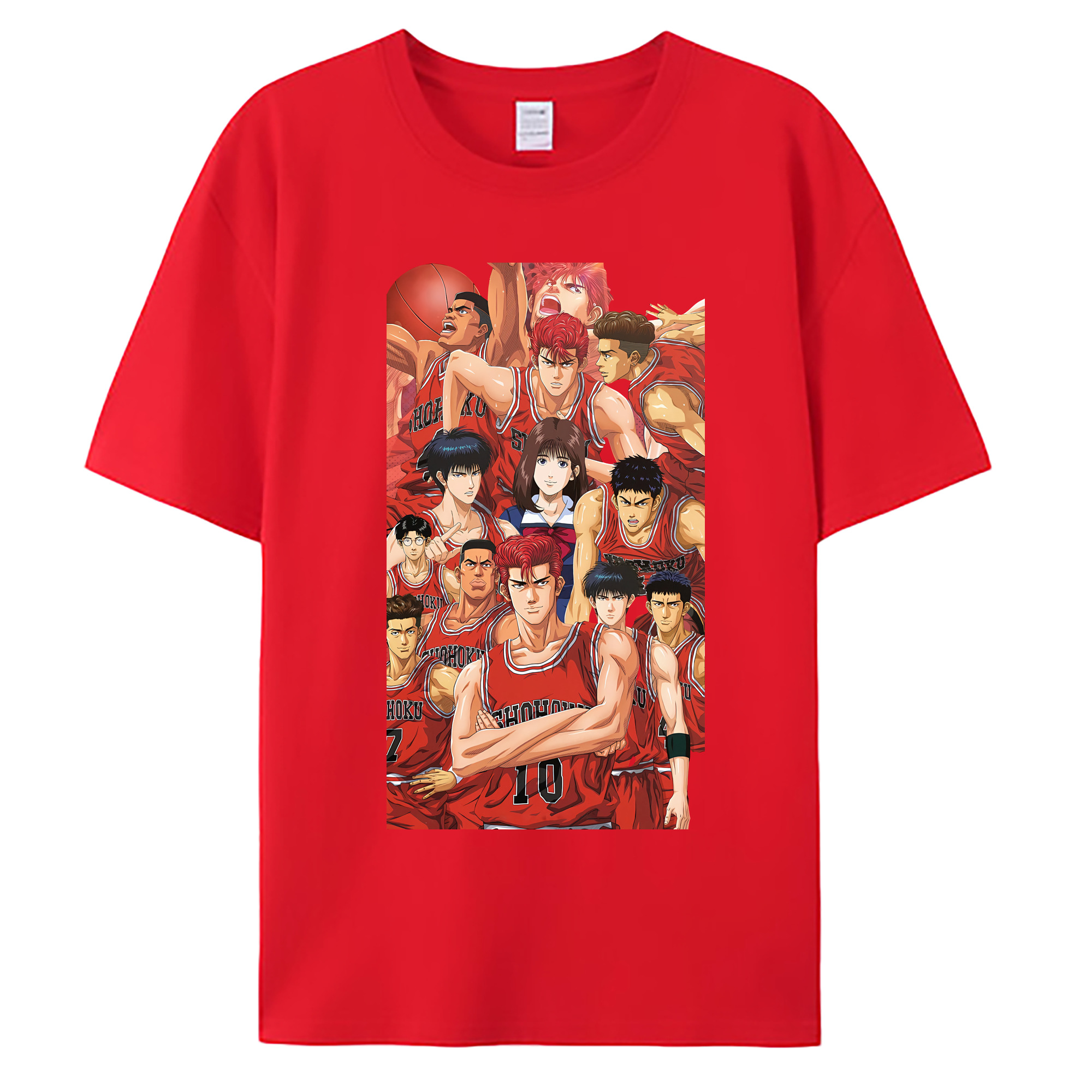 （画像用） SLAM DUNK／スラムダンク 綿100％ メンズ半袖Tシャツ｜肌触りやわらか＆通気性
