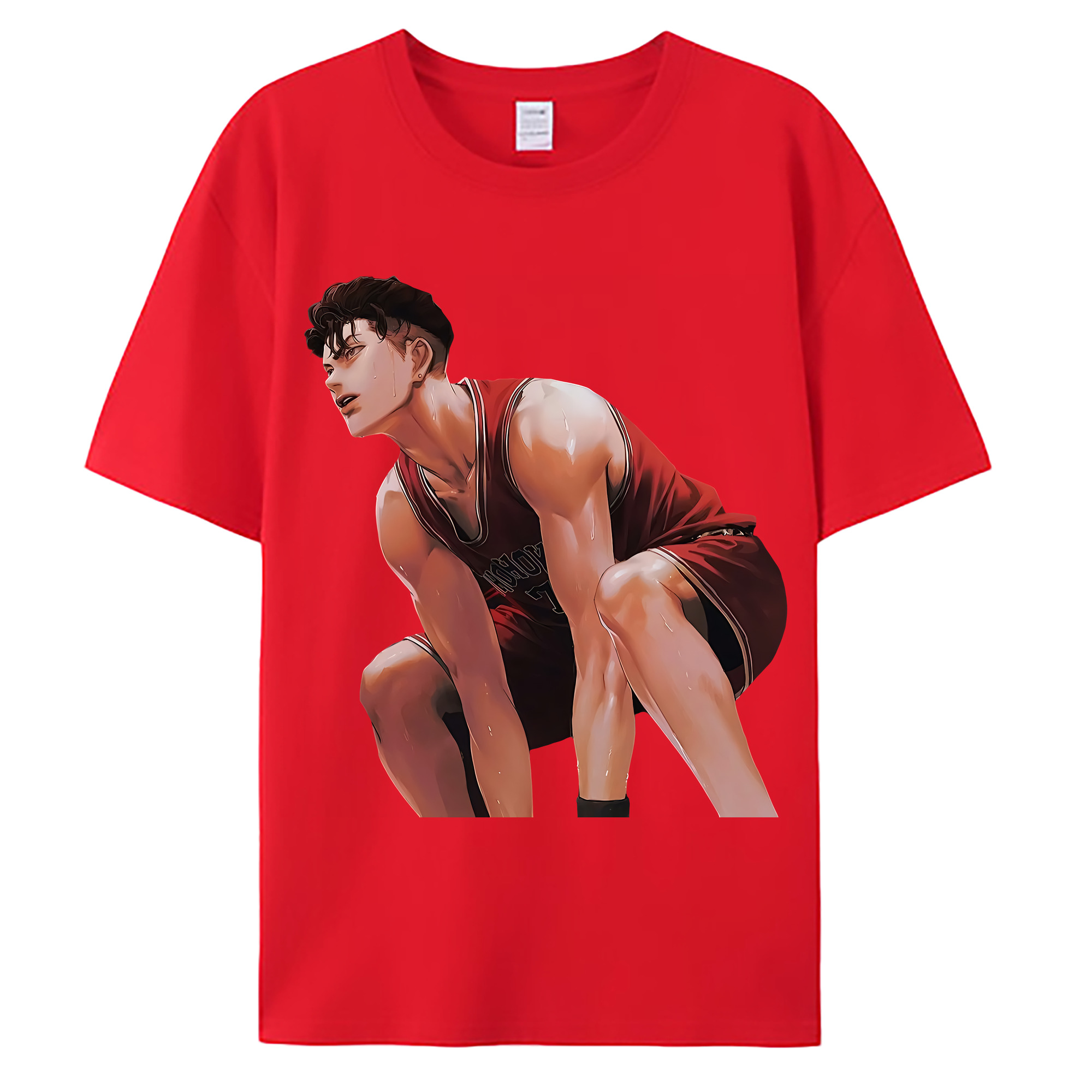 （画像用） SLAM DUNK／スラムダンク 綿100％ メンズ半袖Tシャツ｜肌触りやわらか＆通気性