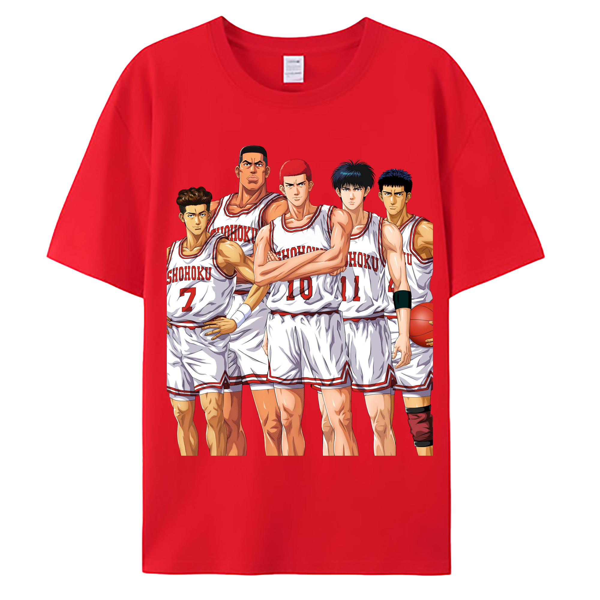 （画像用） SLAM DUNK／スラムダンク 綿100％ メンズ半袖Tシャツ｜肌触りやわらか＆通気性