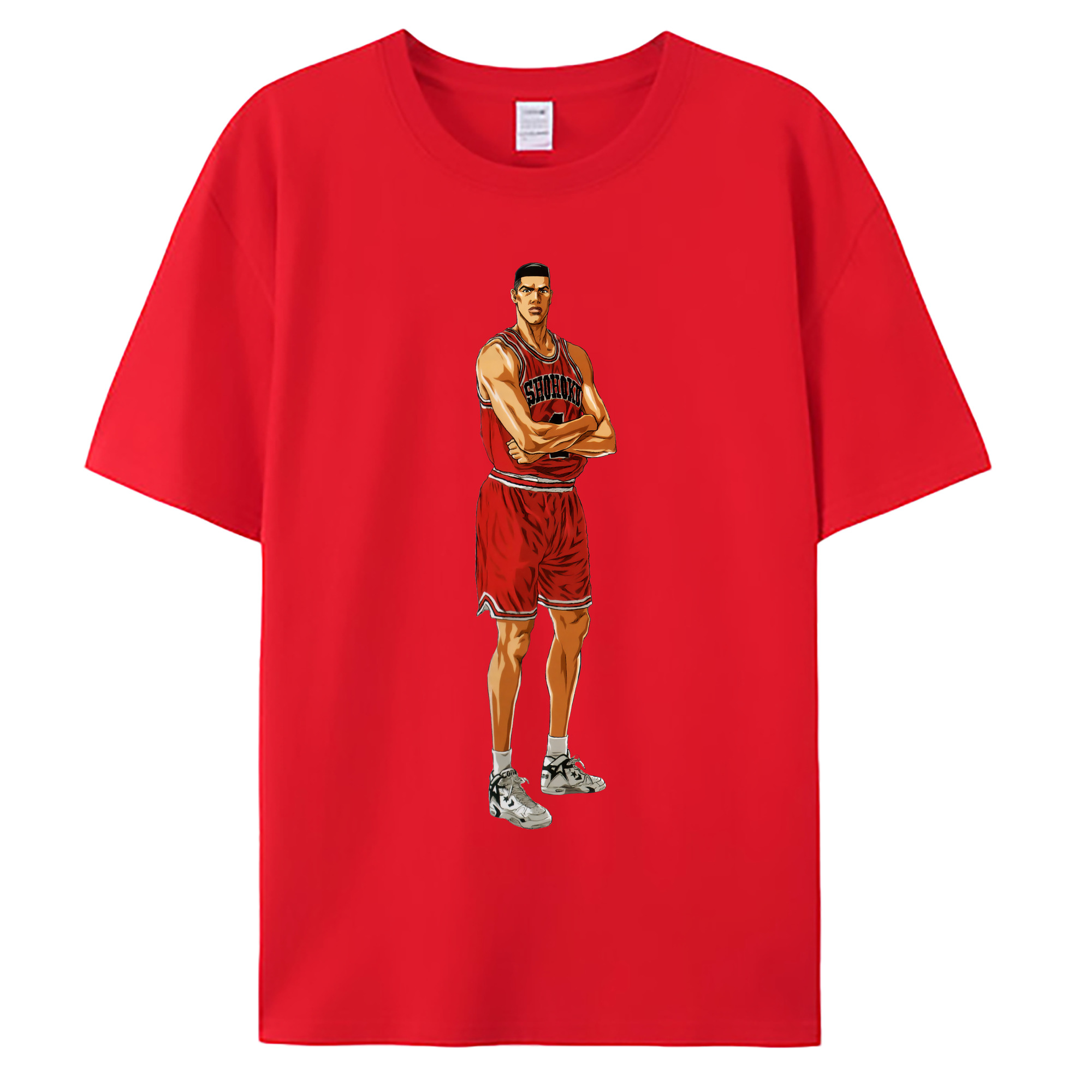（画像用） SLAM DUNK／スラムダンク 綿100％ メンズ半袖Tシャツ｜肌触りやわらか＆通気性