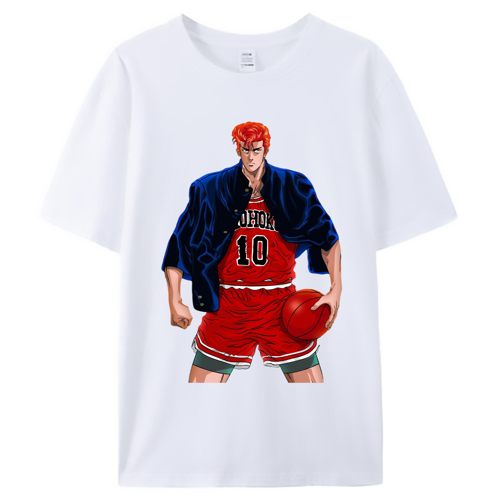 （画像用） SLAM DUNK／スラムダンク 綿100％ メンズ半袖Tシャツ｜肌触りやわらか＆通気性