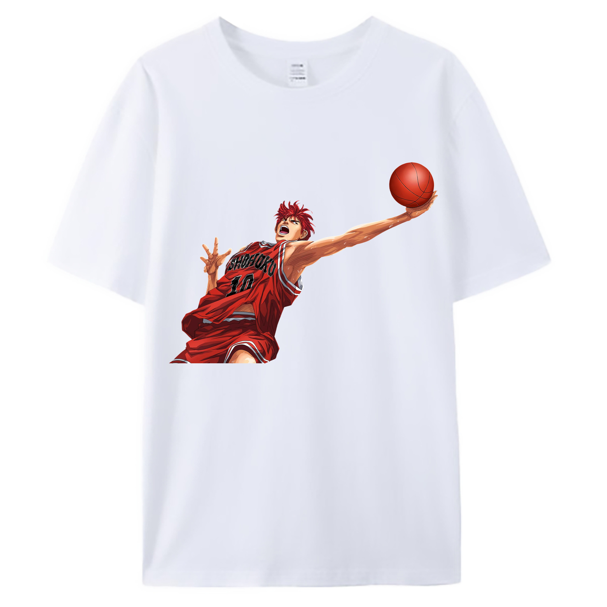 （画像用） SLAM DUNK／スラムダンク 綿100％ メンズ半袖Tシャツ｜肌触りやわらか＆通気性