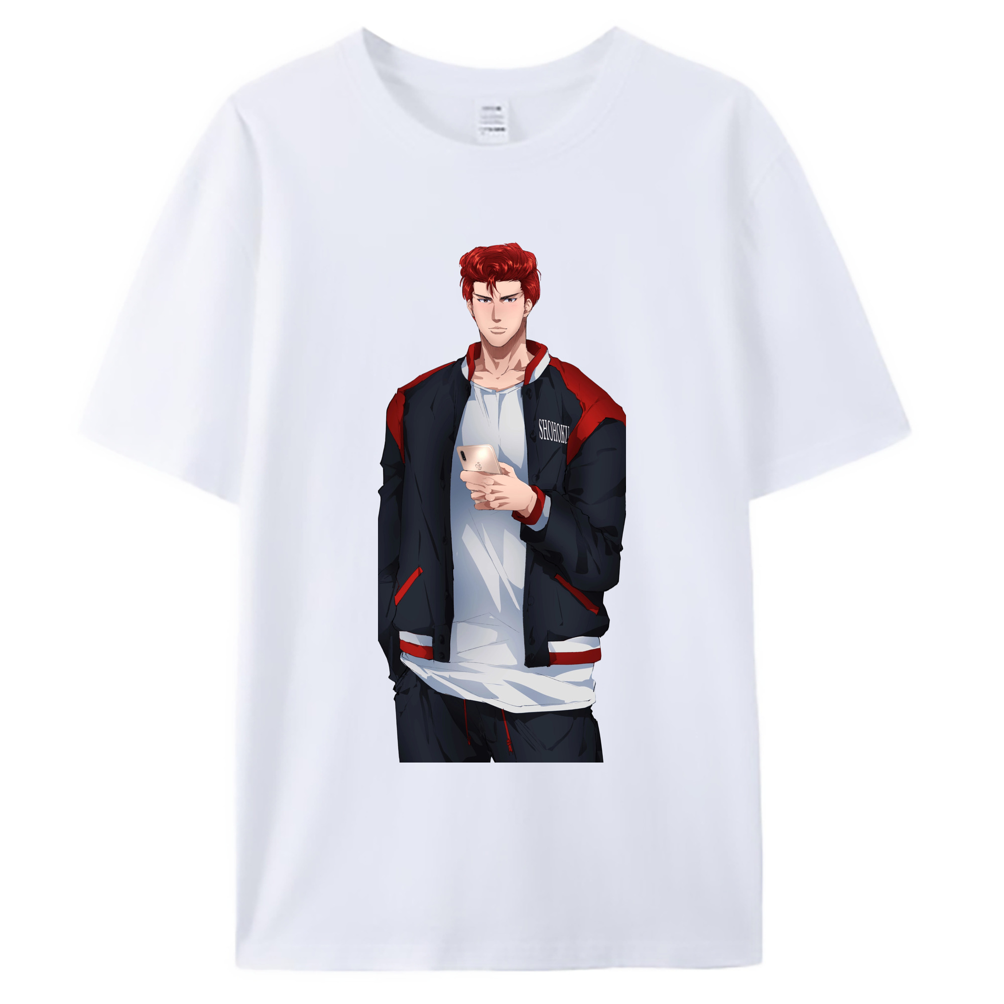 （画像用） SLAM DUNK／スラムダンク 綿100％ メンズ半袖Tシャツ｜肌触りやわらか＆通気性