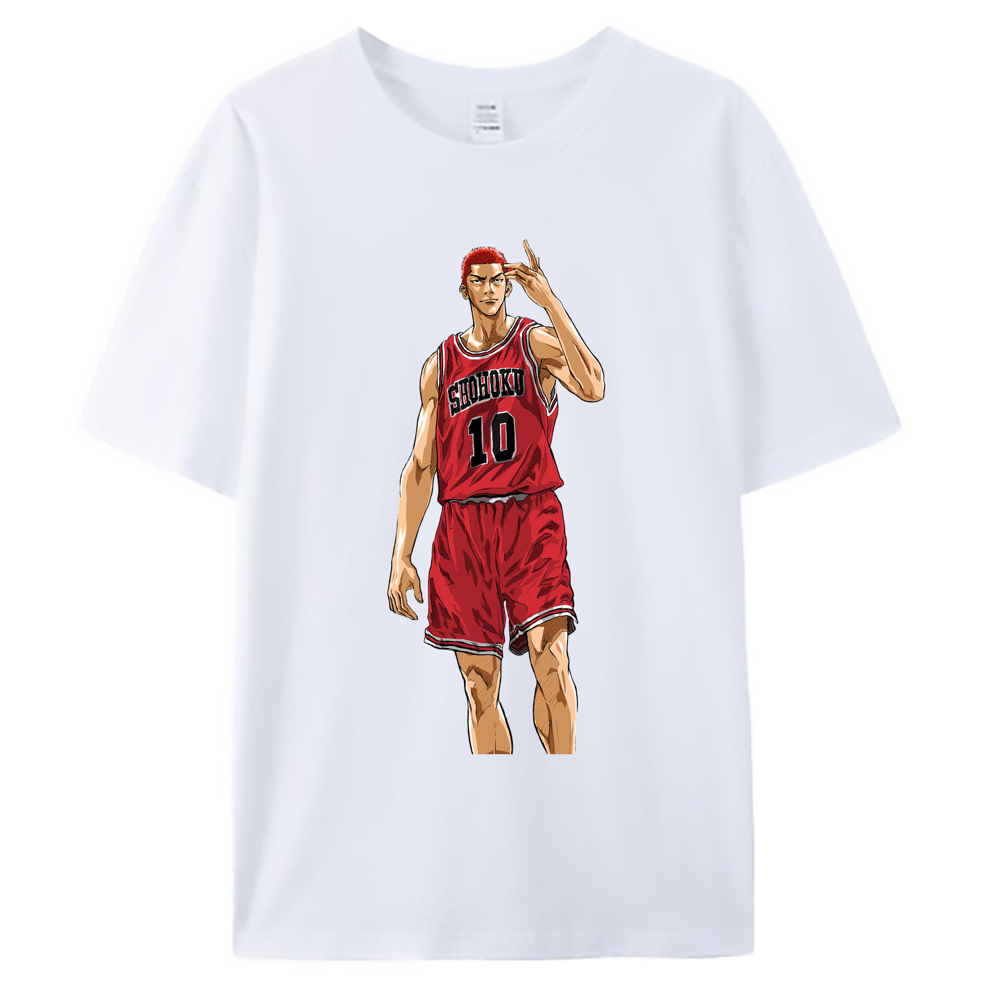 （画像用） SLAM DUNK／スラムダンク 綿100％ メンズ半袖Tシャツ｜肌触りやわらか＆通気性
