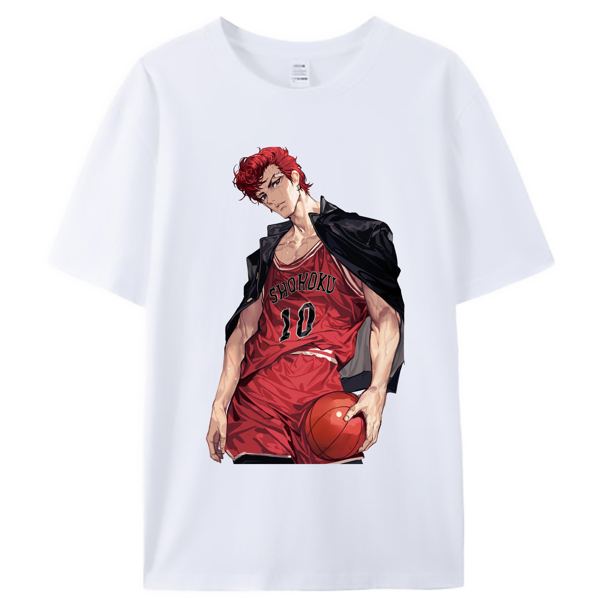 （画像用） SLAM DUNK／スラムダンク 綿100％ メンズ半袖Tシャツ｜肌触りやわらか＆通気性