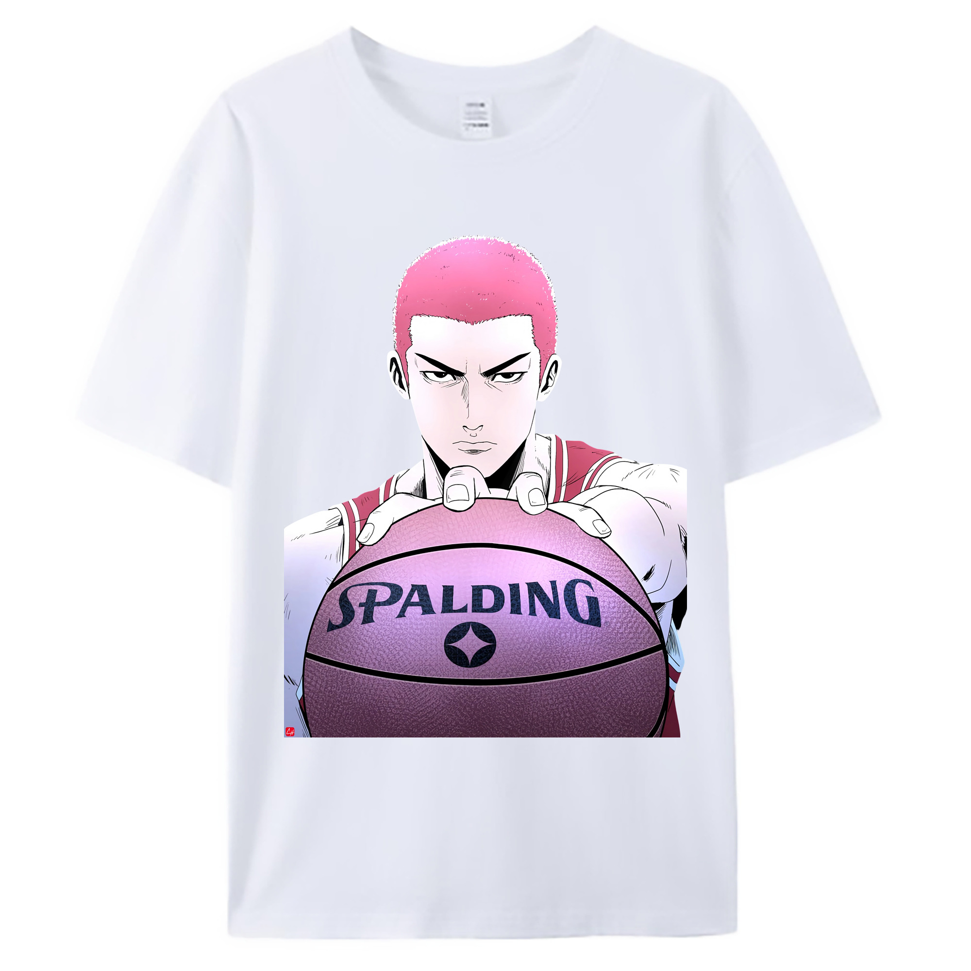 （画像用） SLAM DUNK／スラムダンク 綿100％ メンズ半袖Tシャツ｜肌触りやわらか＆通気性