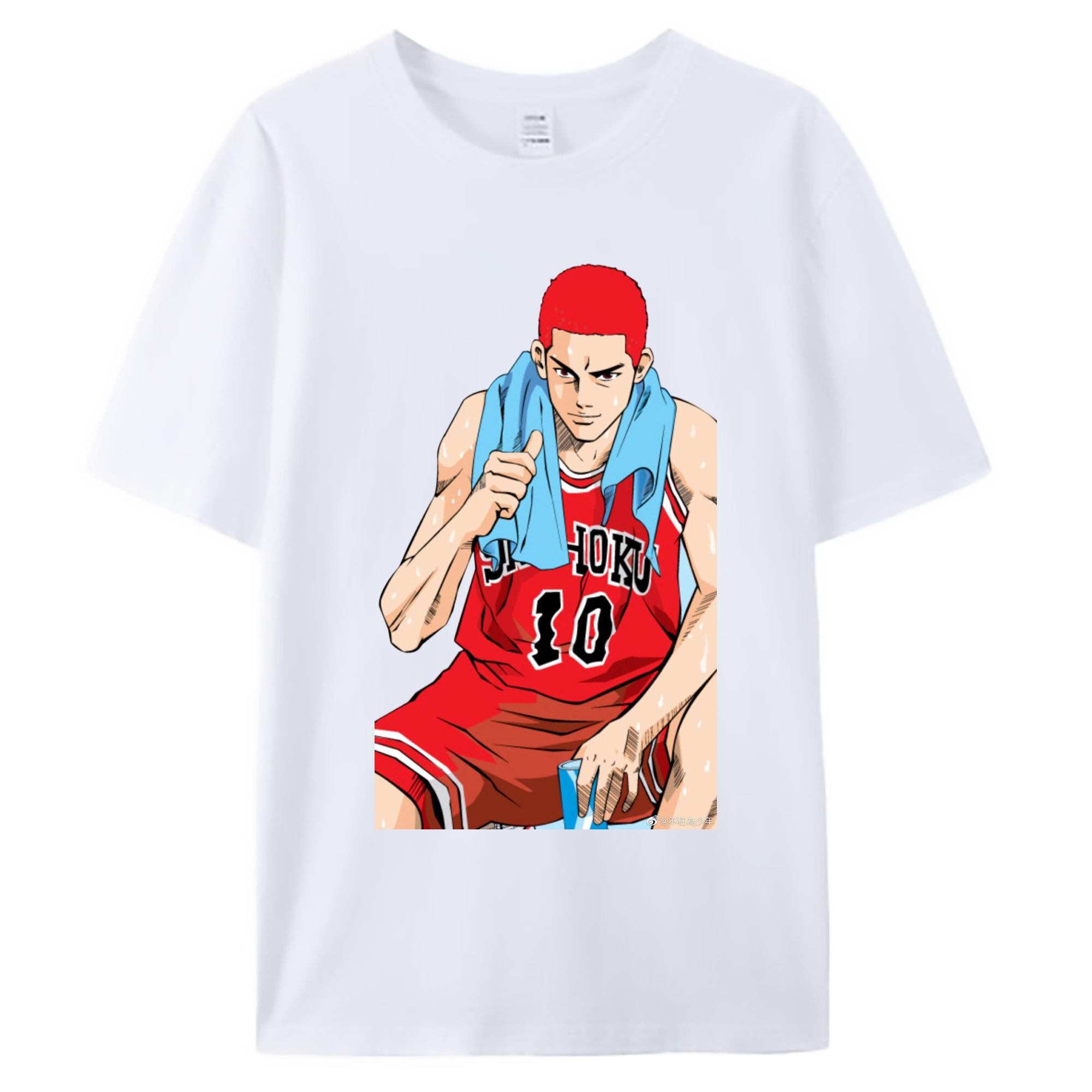 （画像用） SLAM DUNK／スラムダンク 綿100％ メンズ半袖Tシャツ｜肌触りやわらか＆通気性