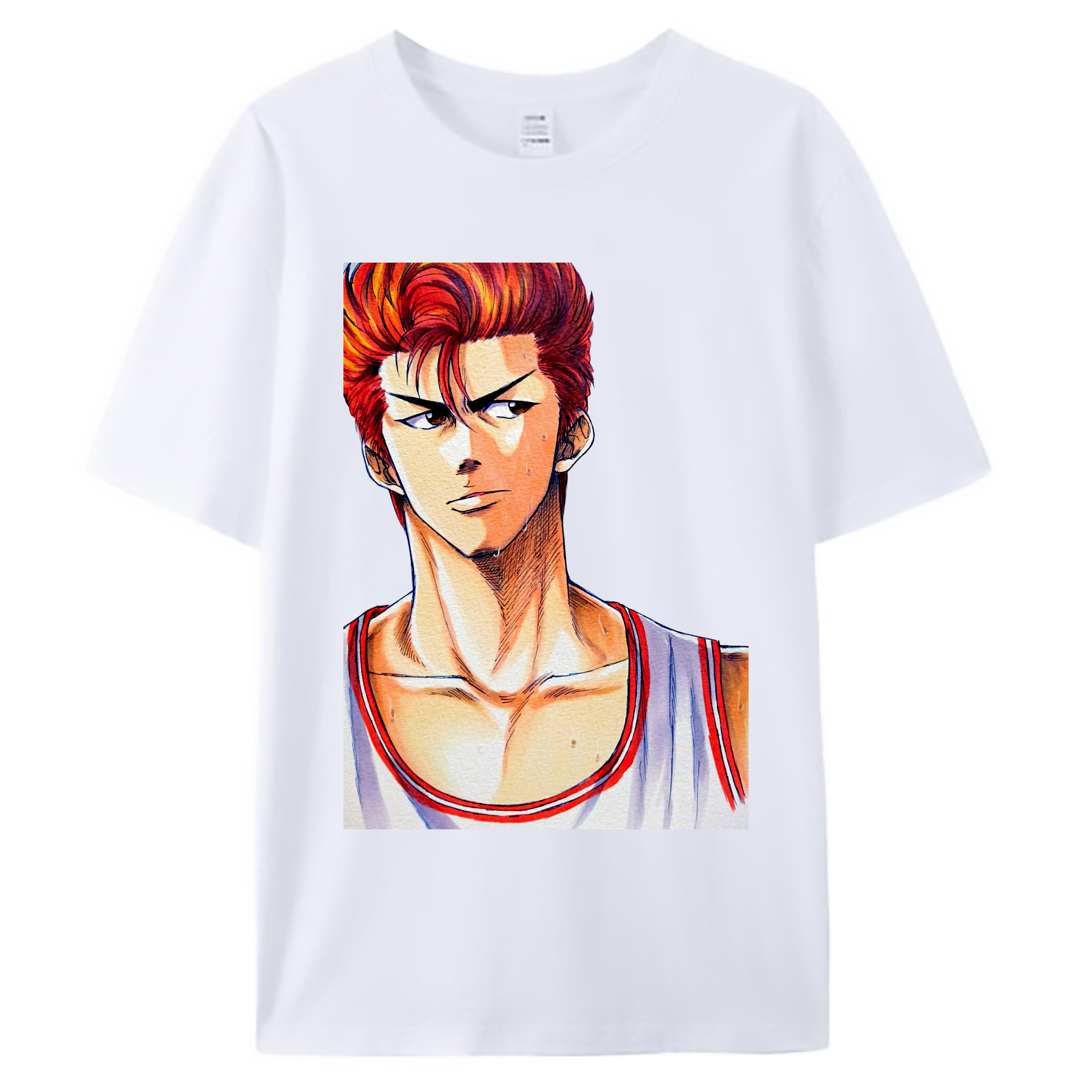 （画像用） SLAM DUNK／スラムダンク 綿100％ メンズ半袖Tシャツ｜肌触りやわらか＆通気性