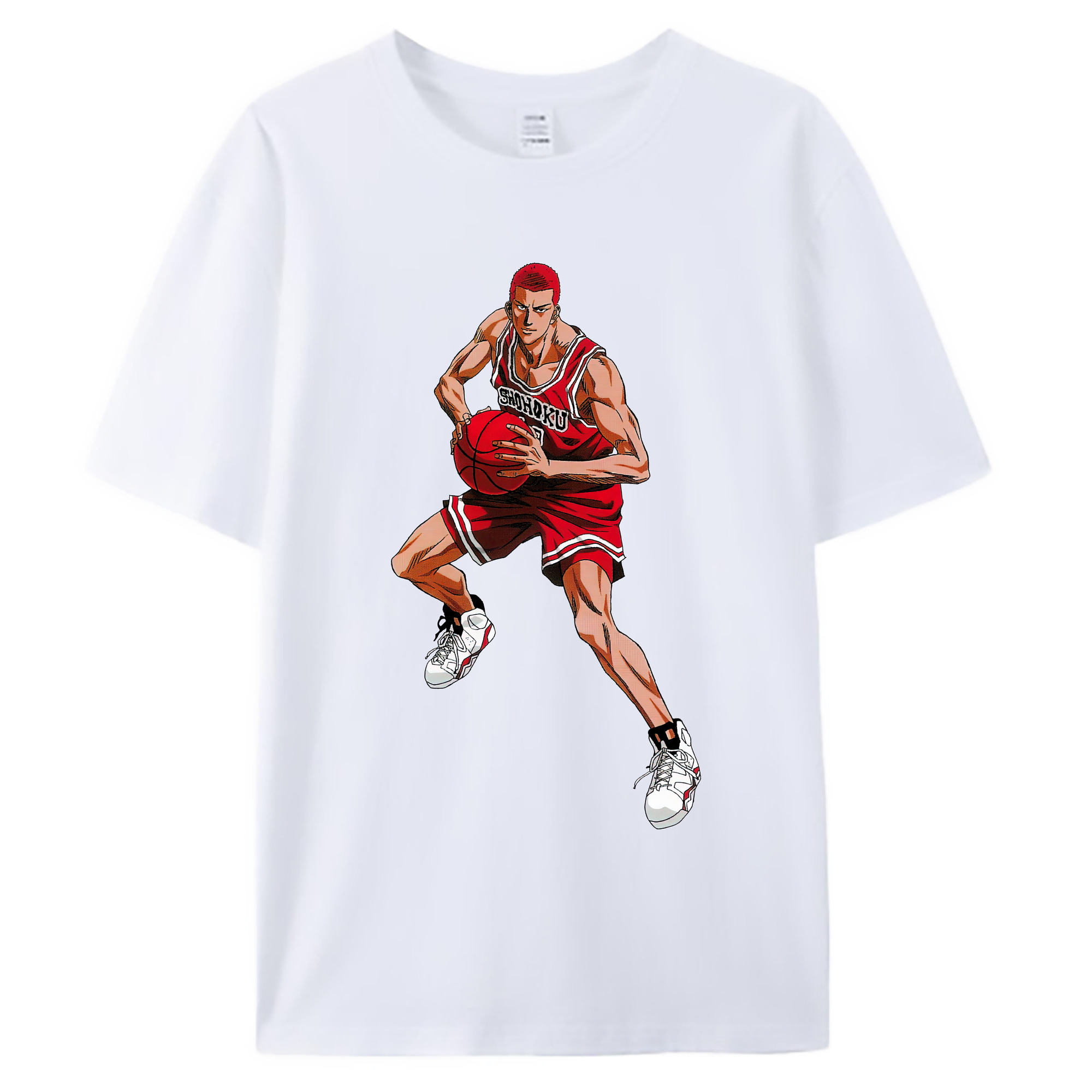 （画像用） SLAM DUNK／スラムダンク 綿100％ メンズ半袖Tシャツ｜肌触りやわらか＆通気性
