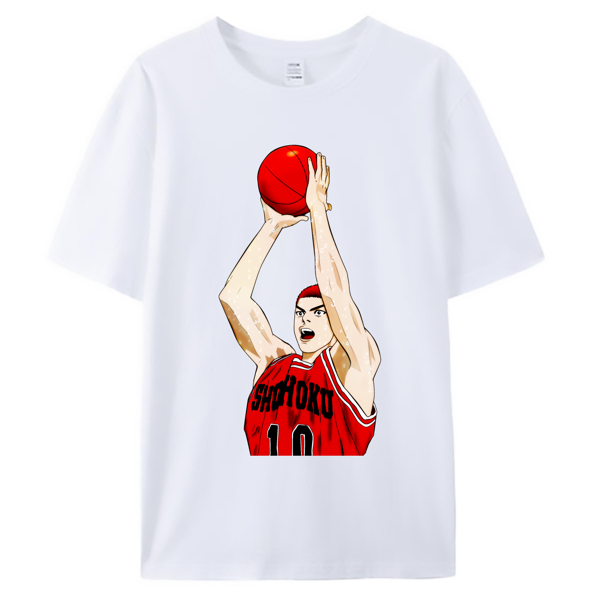 （画像用） SLAM DUNK／スラムダンク 綿100％ メンズ半袖Tシャツ｜肌触りやわらか＆通気性