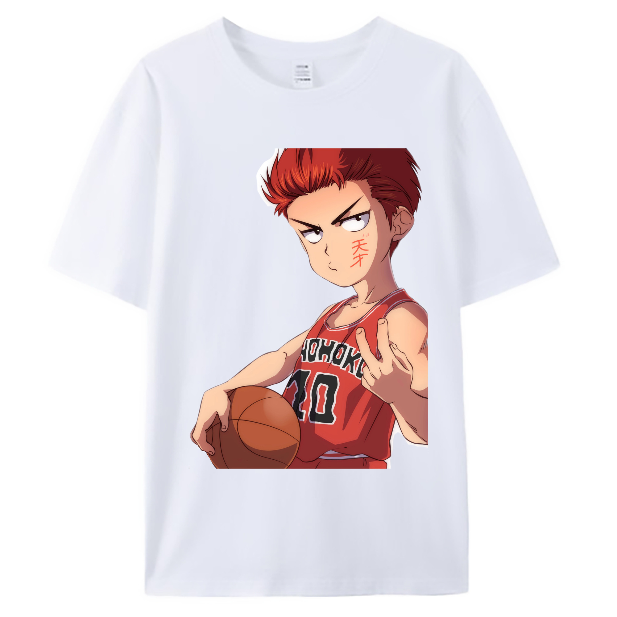 （画像用） SLAM DUNK／スラムダンク 綿100％ メンズ半袖Tシャツ｜肌触りやわらか＆通気性