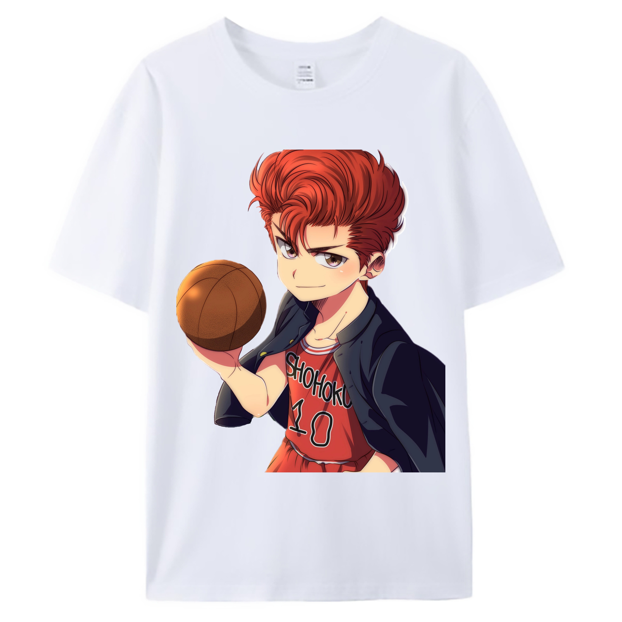 （画像用） SLAM DUNK／スラムダンク 綿100％ メンズ半袖Tシャツ｜肌触りやわらか＆通気性