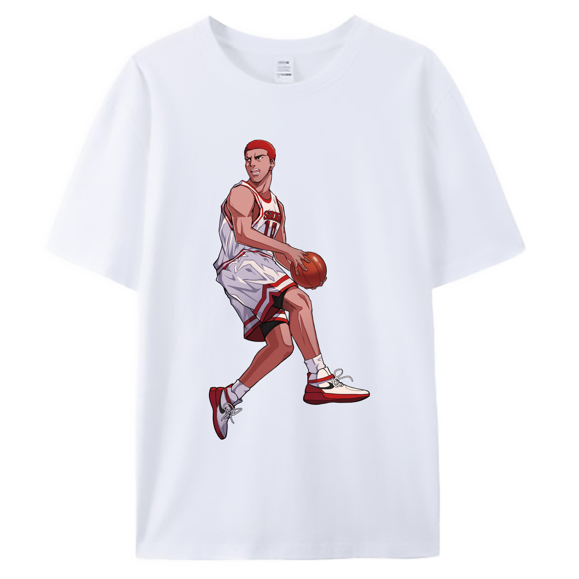 （画像用） SLAM DUNK／スラムダンク 綿100％ メンズ半袖Tシャツ｜肌触りやわらか＆通気性