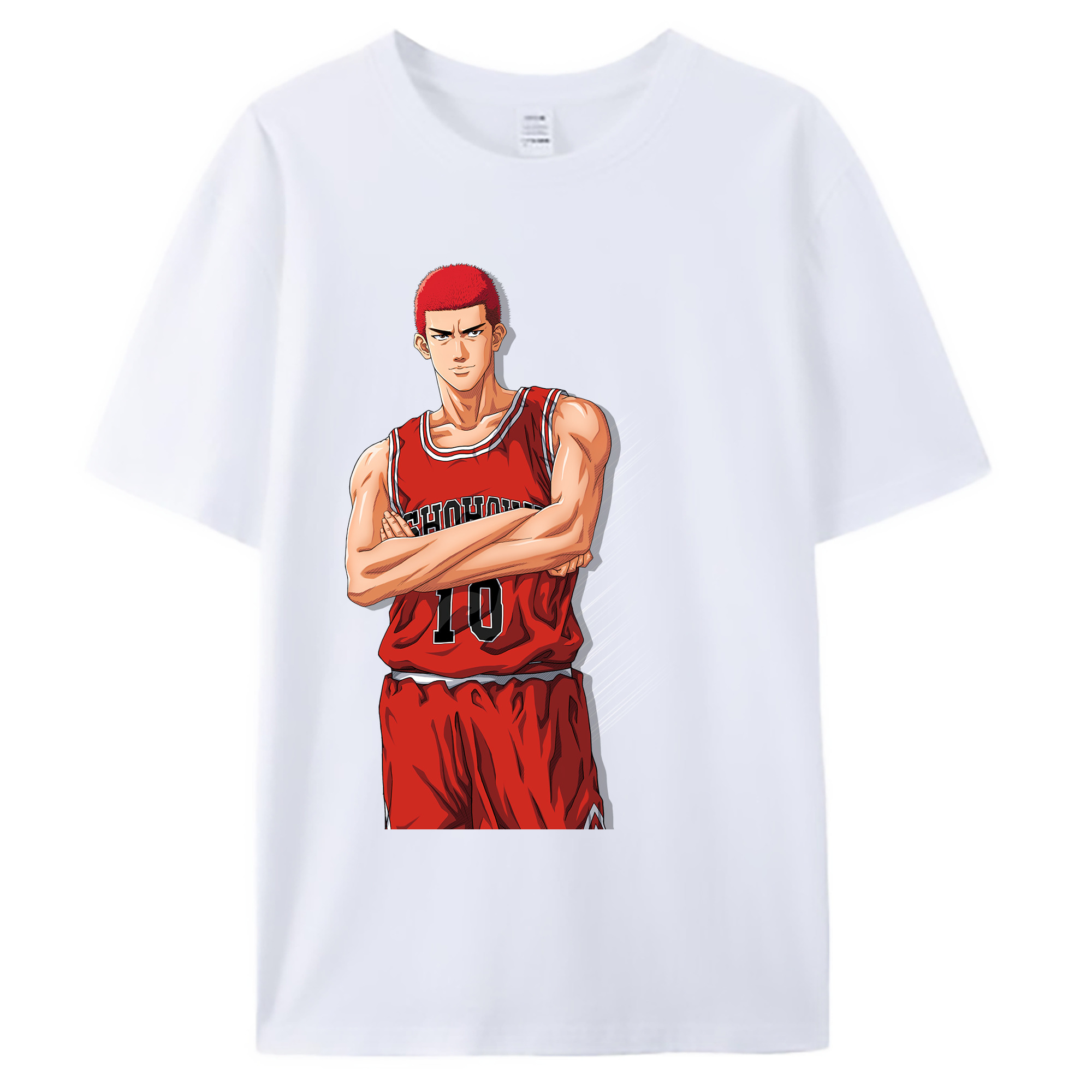 （画像用） SLAM DUNK／スラムダンク 綿100％ メンズ半袖Tシャツ｜肌触りやわらか＆通気性