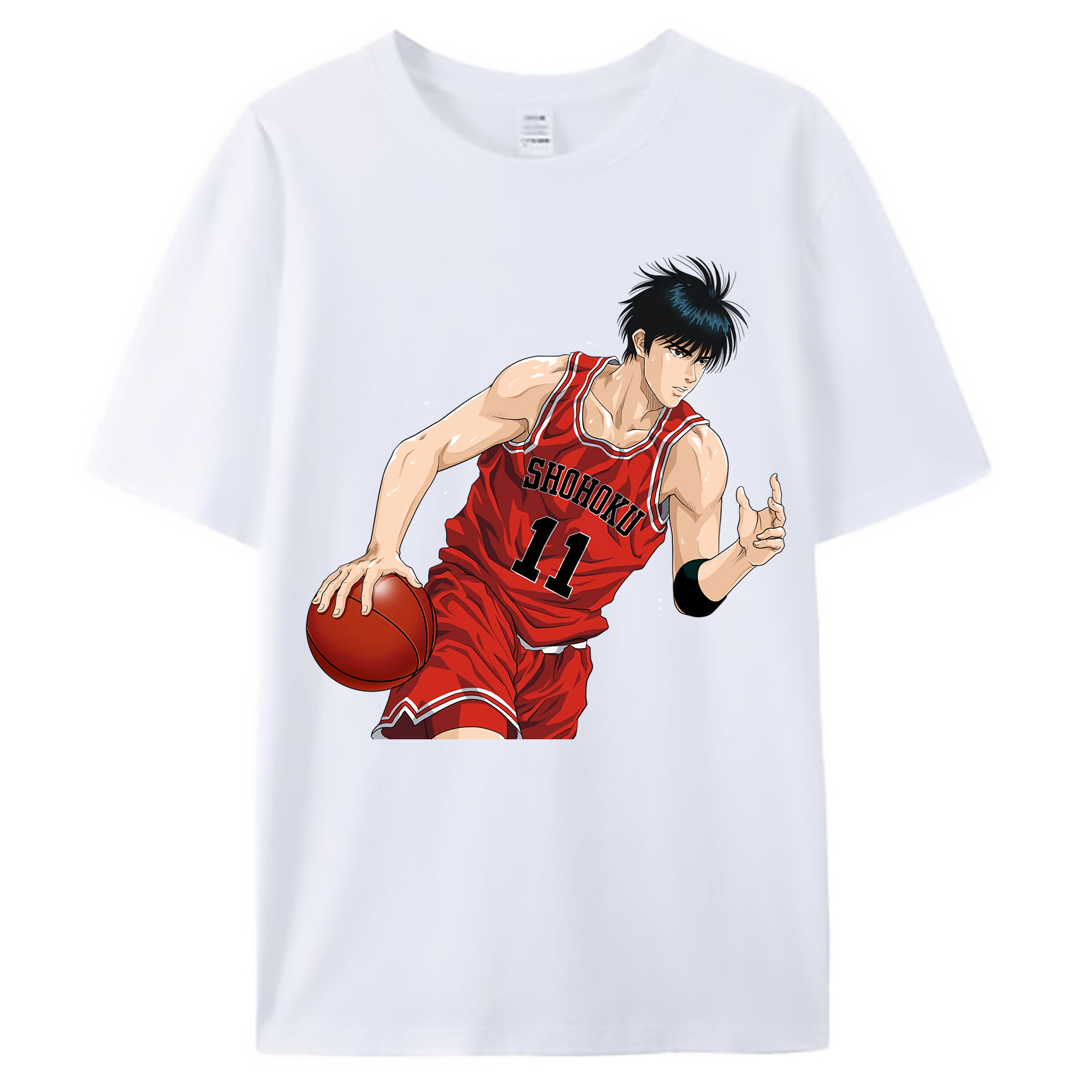 （画像用） SLAM DUNK／スラムダンク 綿100％ メンズ半袖Tシャツ｜肌触りやわらか＆通気性