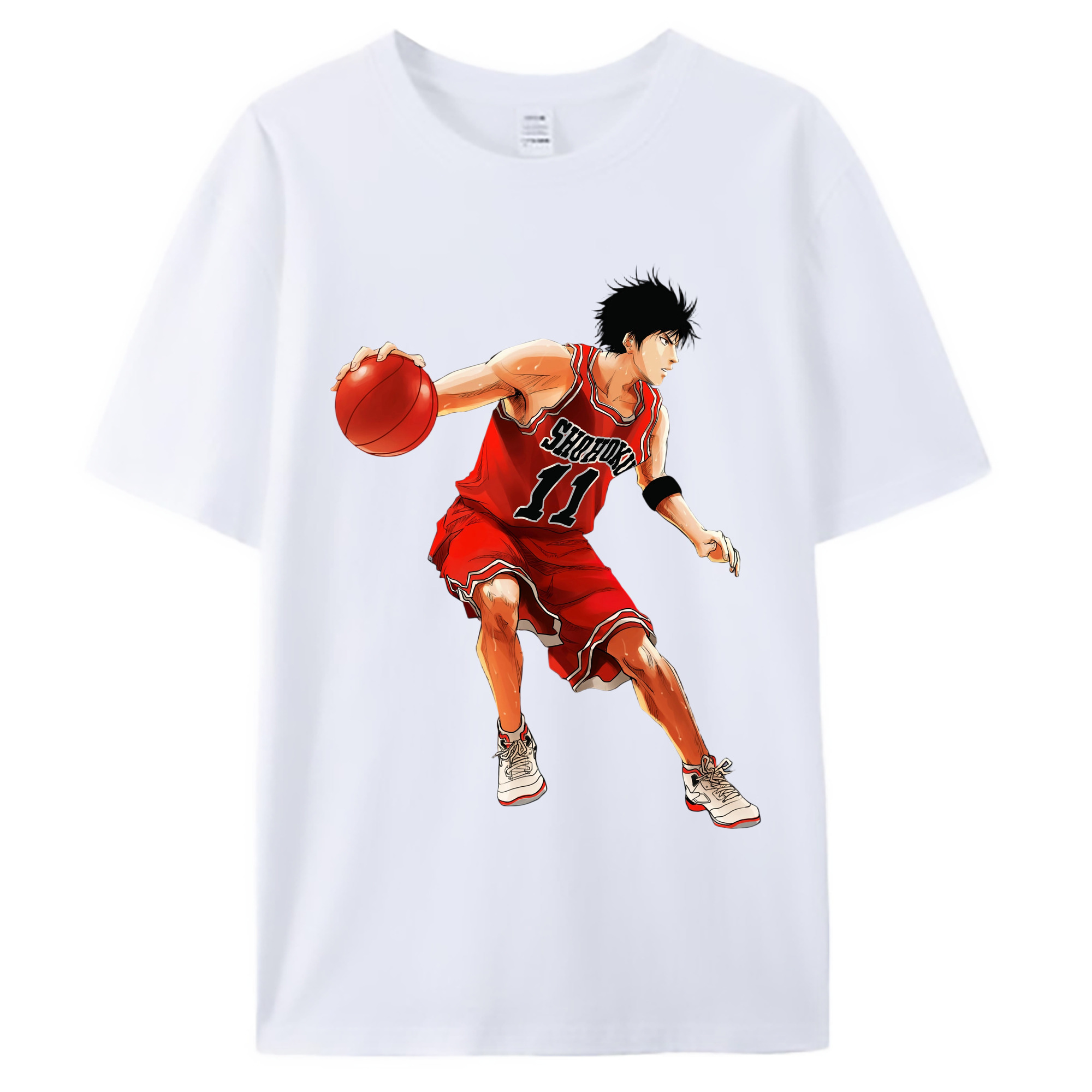 （画像用） SLAM DUNK／スラムダンク 綿100％ メンズ半袖Tシャツ｜肌触りやわらか＆通気性