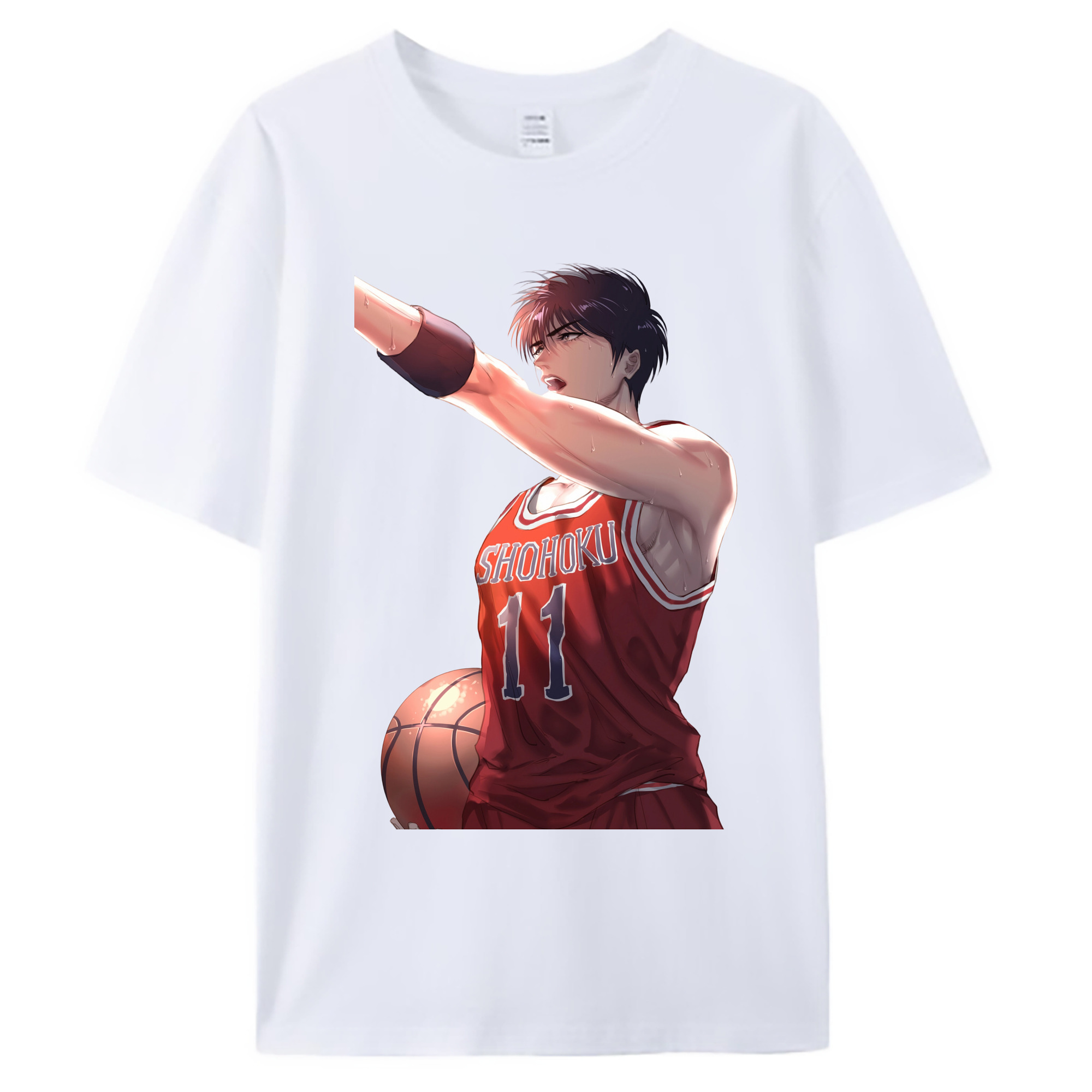 （画像用） SLAM DUNK／スラムダンク 綿100％ メンズ半袖Tシャツ｜肌触りやわらか＆通気性